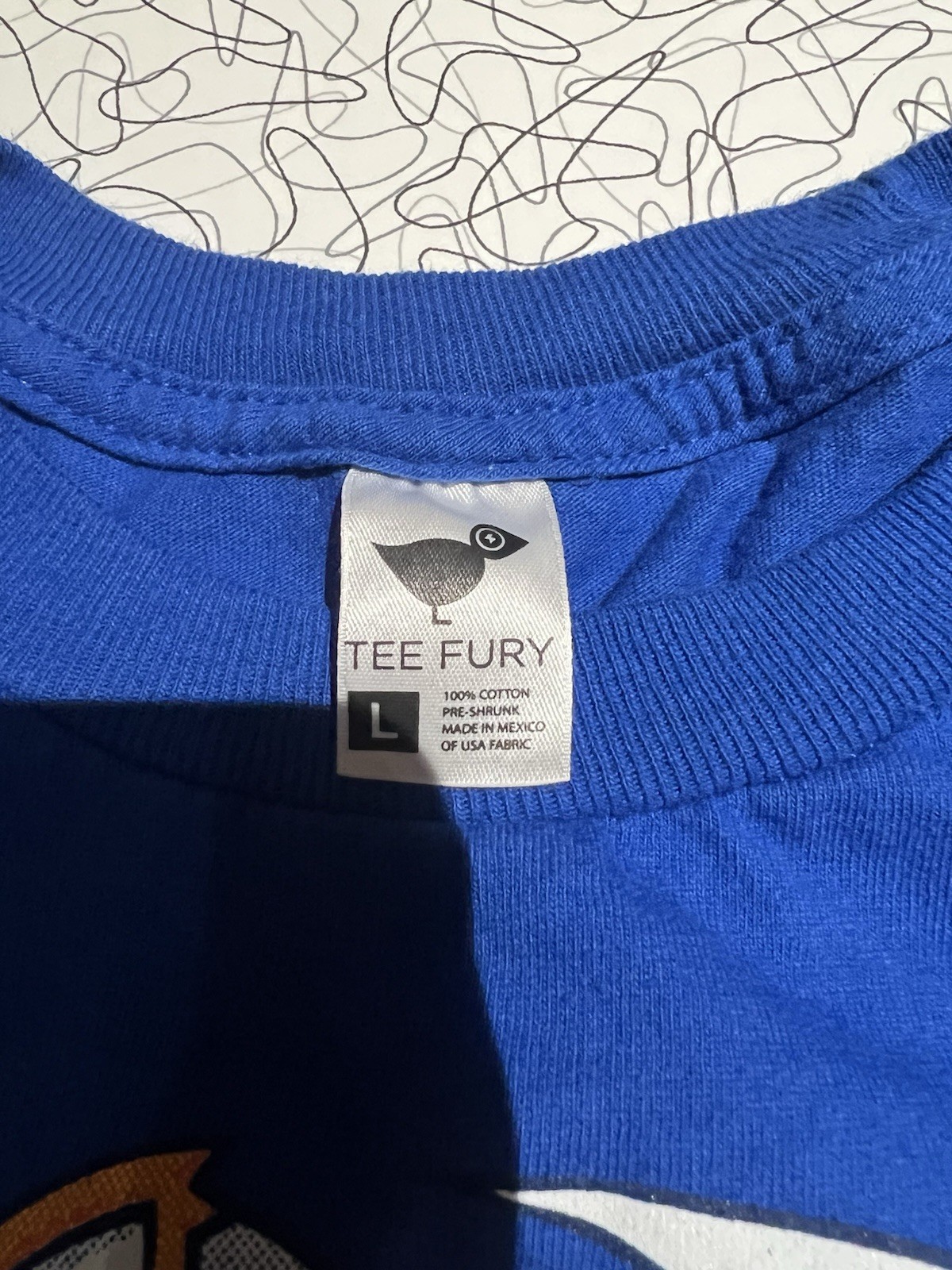 Teefury Large Mario Shirt