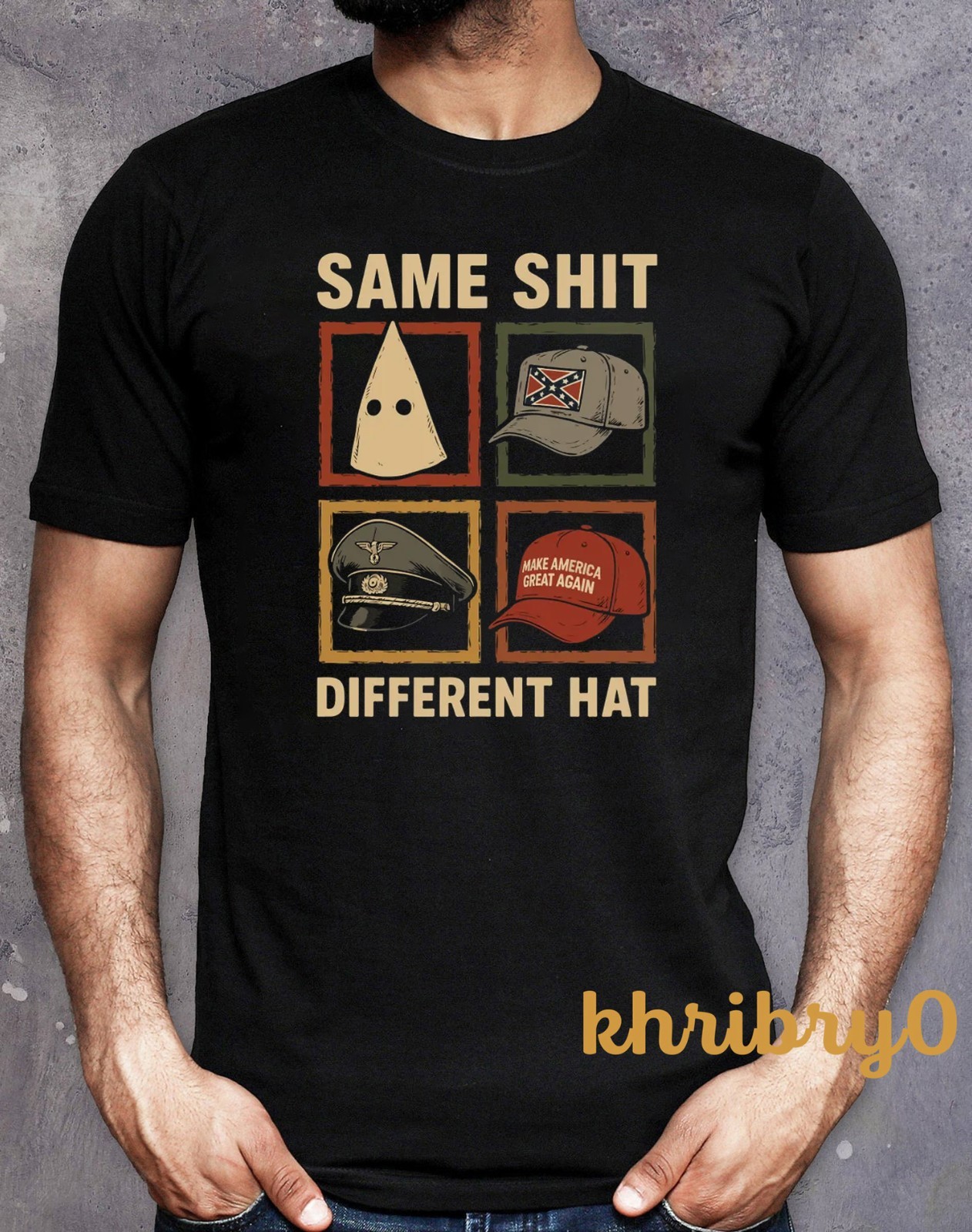 Same Sht Different Hat Protest Anti MAGA T-shirt