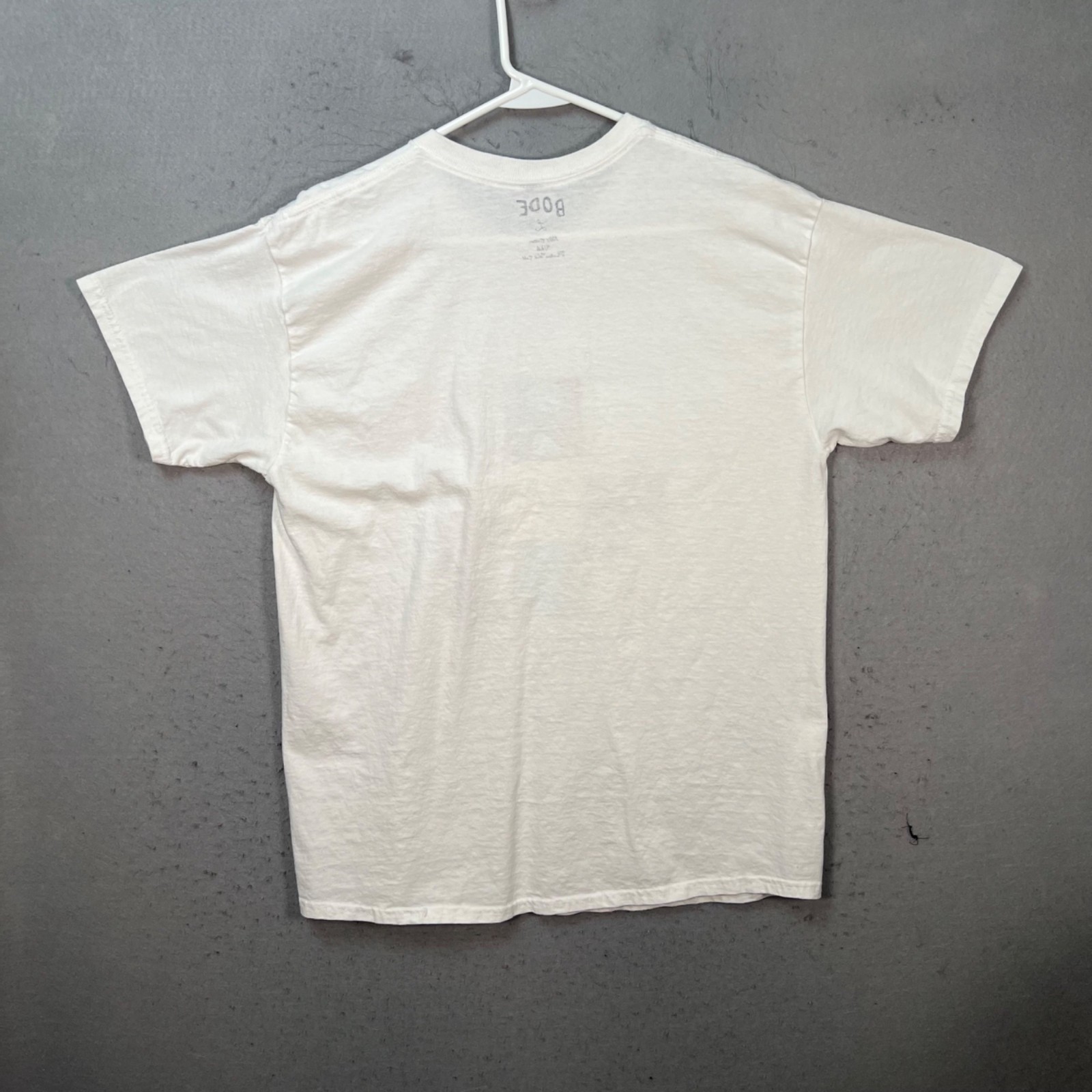 Bode National Quilting Day Graphic T Shirt White Cotton USA Made Mens Large