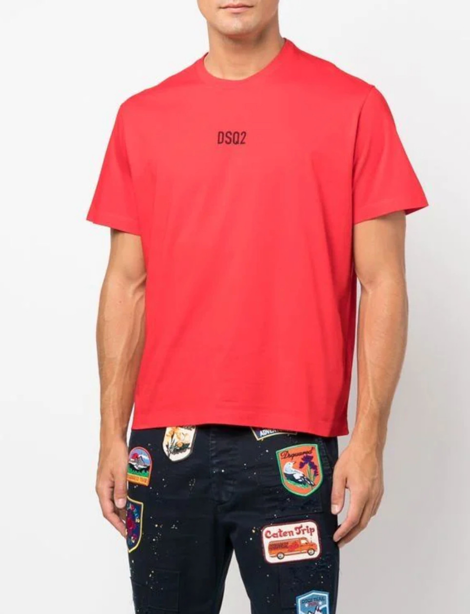 Dsquared2 New Season Jeans Icon Mini Dsq2 Logo Print Box Tee T-Shirt Shirt 2XL