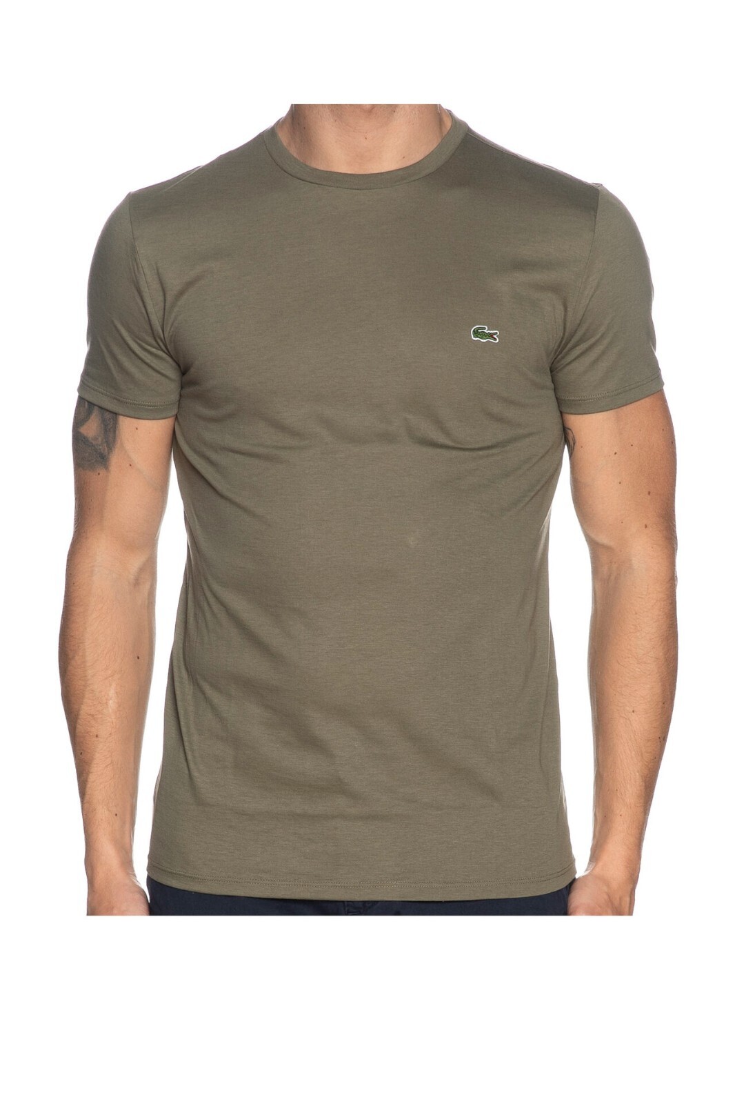 Lacoste Men’s T-Shirt Crewneck Art. TH6709 – 100% Cotton