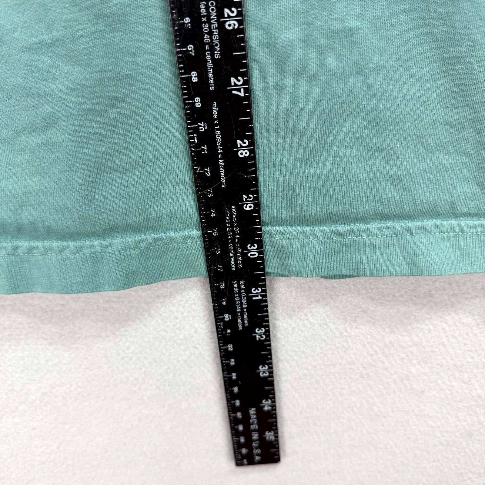 Tomorrows Laundry Classic Essential T-Shirt Mens XXL Teal Everyday Wear Crew