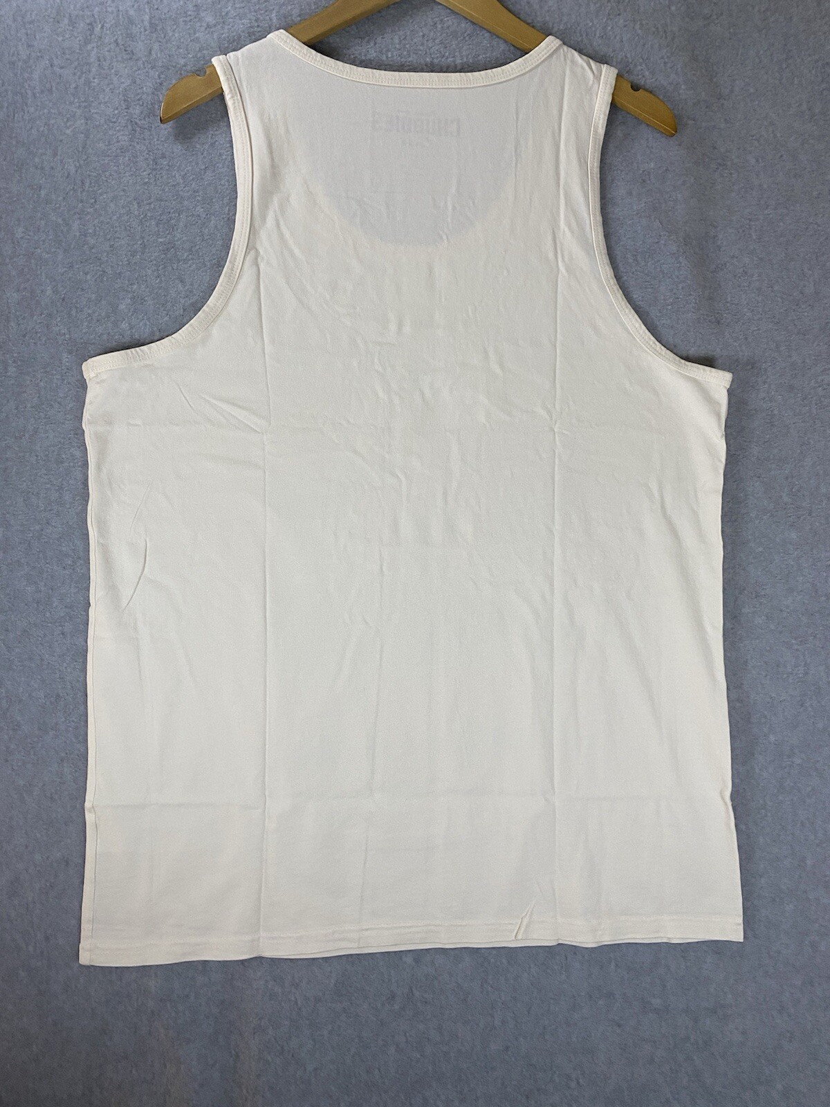 Chubbies Tank Top Mens Large Ivory 4th Of July Cotton Scoop Neck Muscle Tee Butt