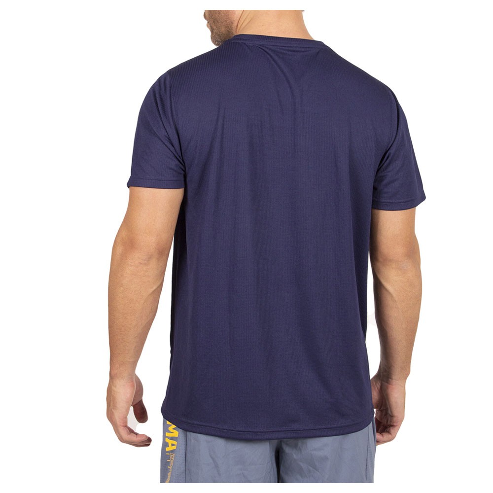 PUMA Performance Cat Logo Crew Neck Short Sleeve T-Shirt Mens Blue Casual Tops 5