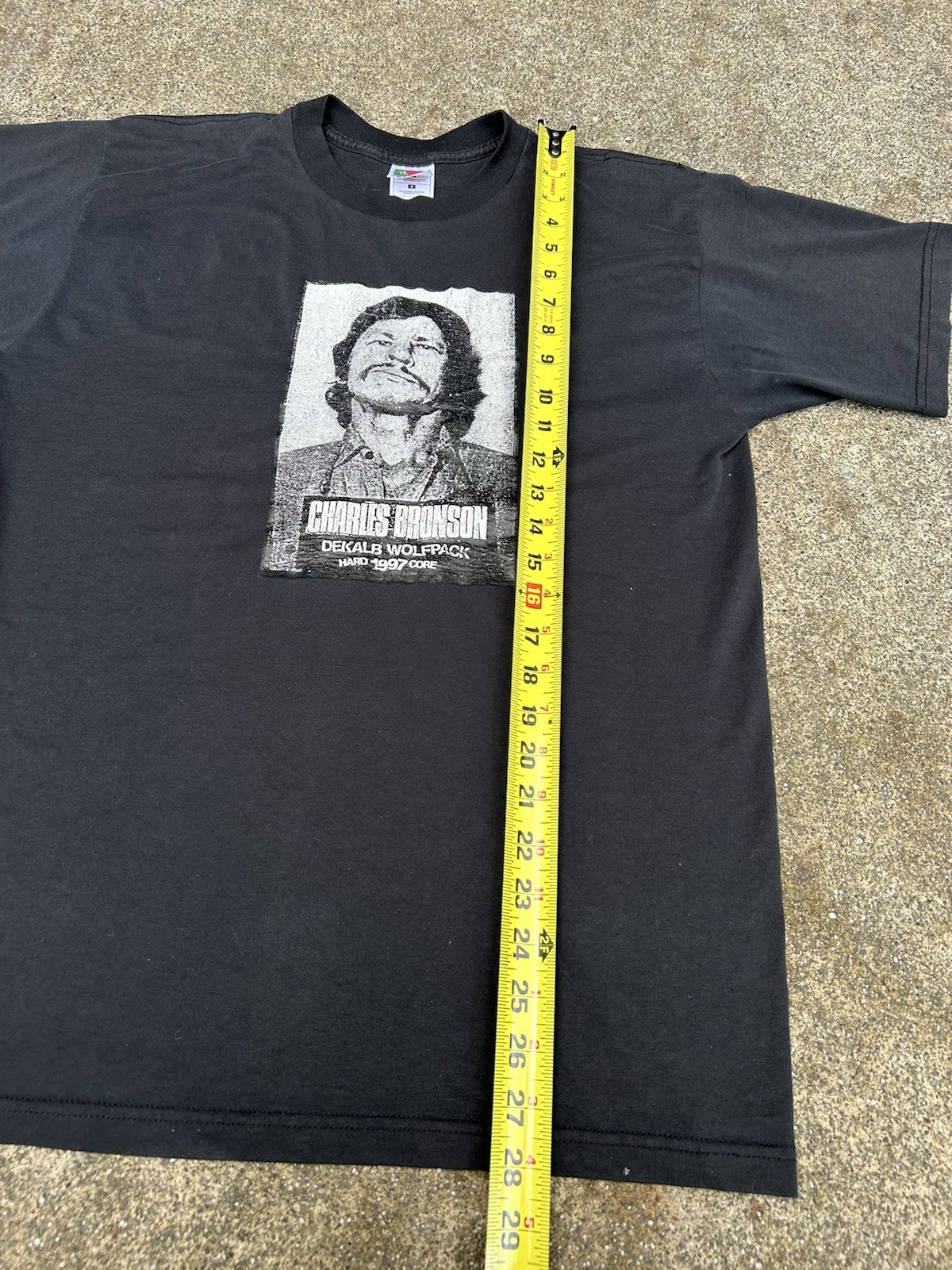 Charles Bronson Band Original T Shirt Black Power violence 90s