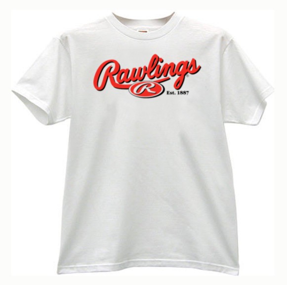 RAWLINGS Football Baseball Gloves T-shirt