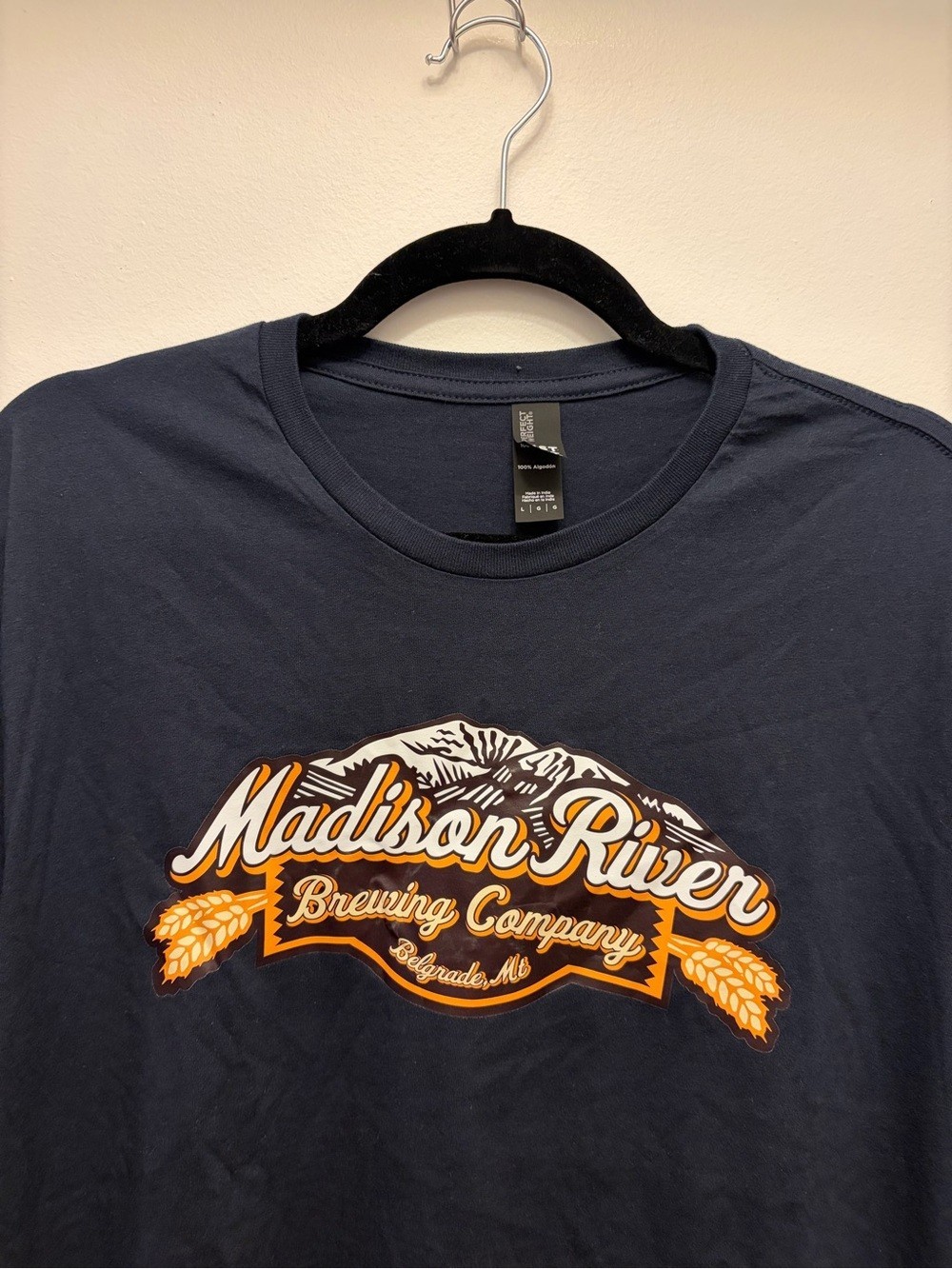 Madison River Brewing Company T Shirt Men’s Large Brewery Beer Belgrade Montana