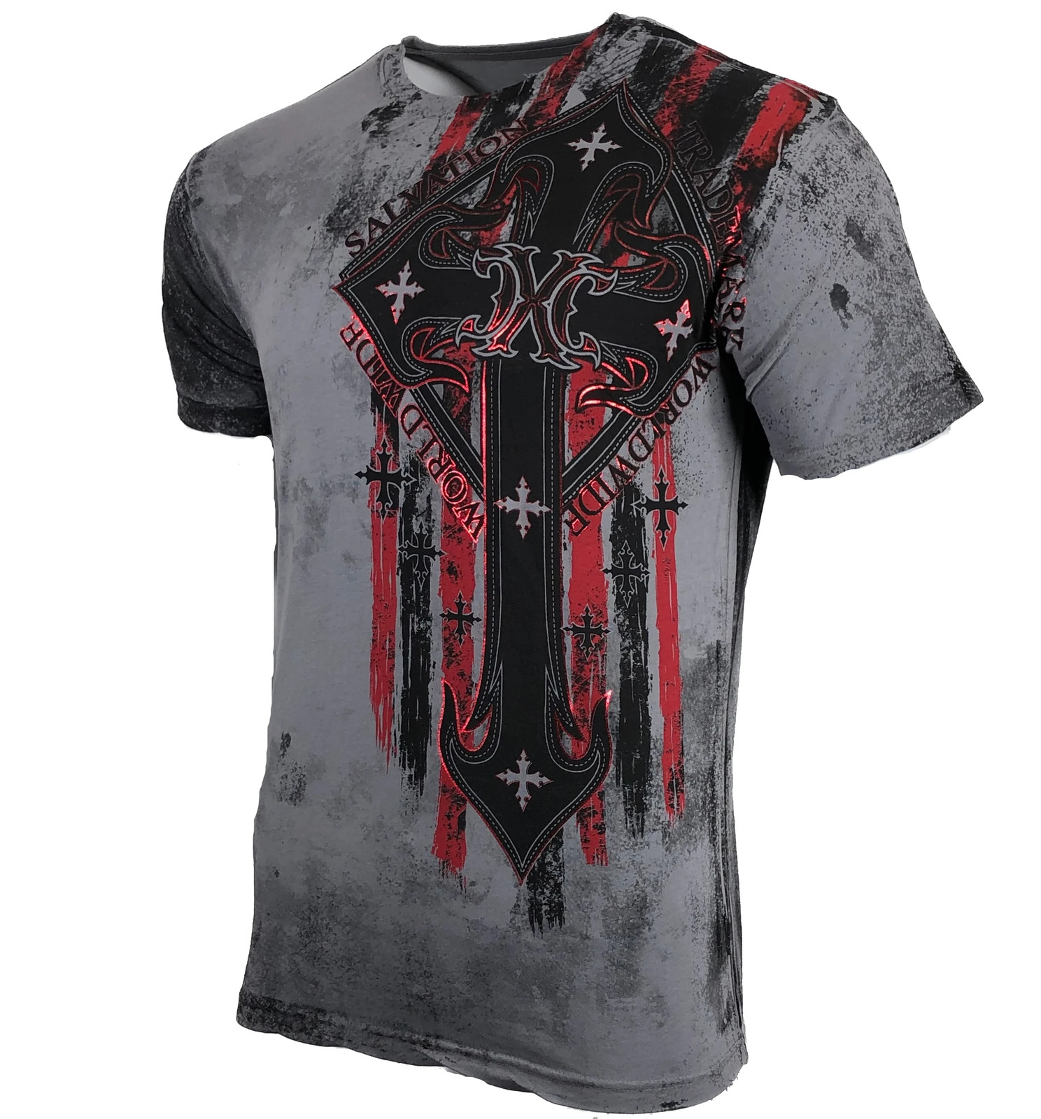 XTREME COUTURE by AFFLICTION Men’s T-Shirt LIBERTY CRUSADE Biker MMA