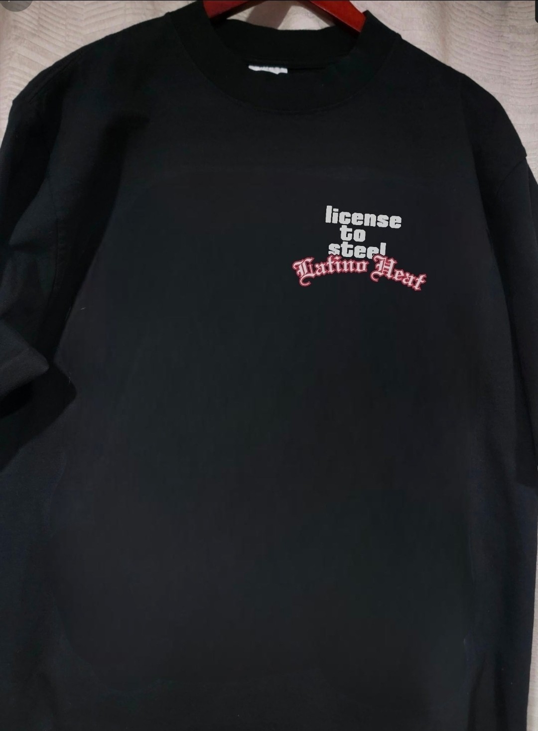 EDDIE GUERRERO GTA ON A SHAKA SUPERMAX HEAVYWEIGHT GARMET DYED T SHIRT