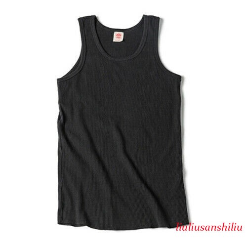 NON STOCK Men Cotton Basic Tank Top Slim Casual Ribbed Sleeveless T-Shirt Beach