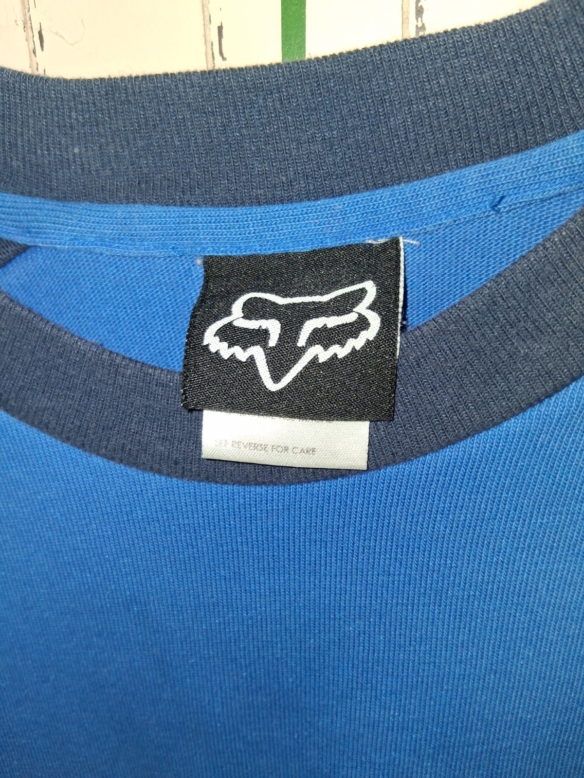 Fox Racing Fox Head Logo Graphic Raglan Long Sleeve Crew T-Shirt Men’s XL