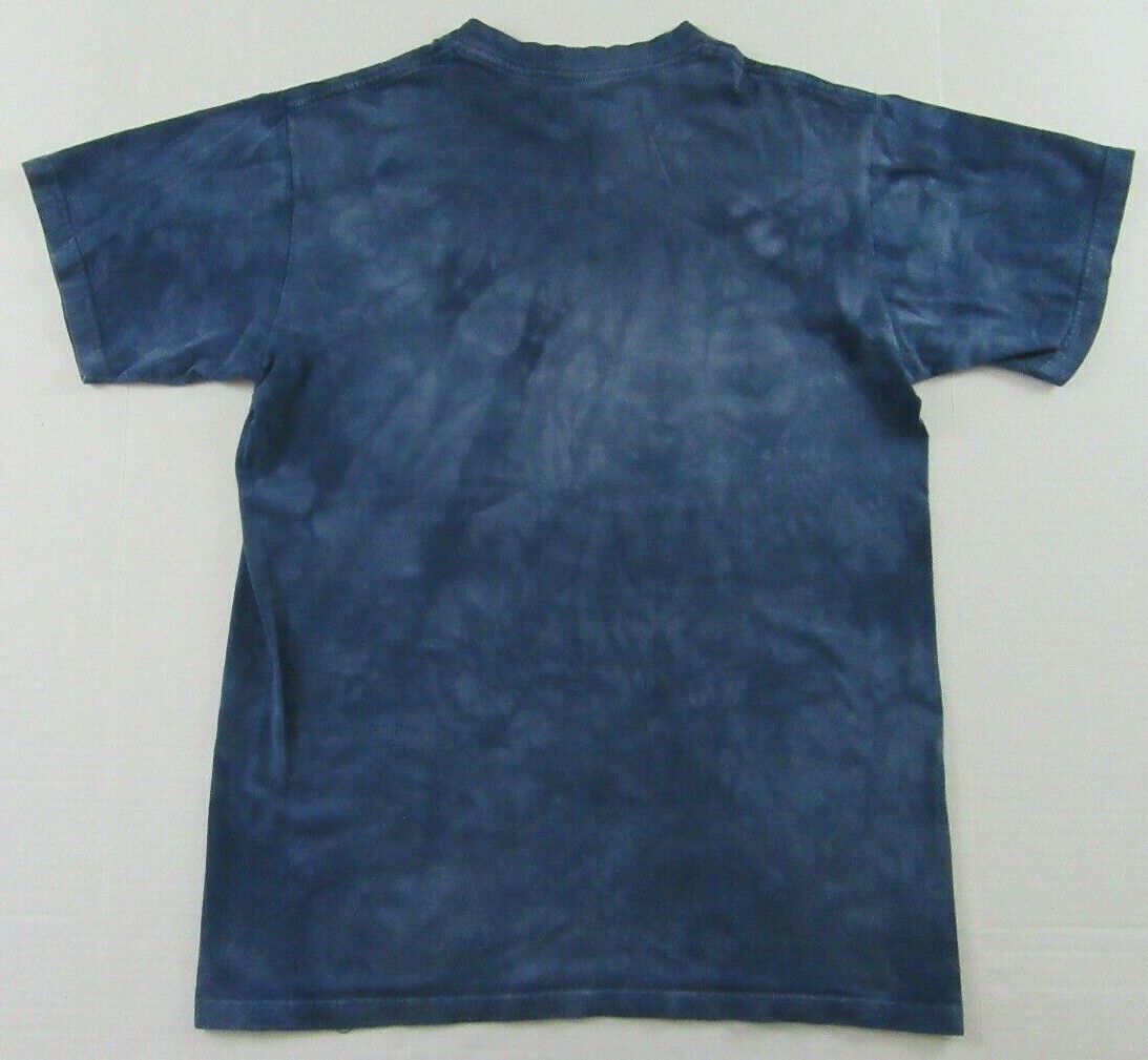 The Mountain Native American Indian Chief Horse Flag Tie Dye T Shirt Size M