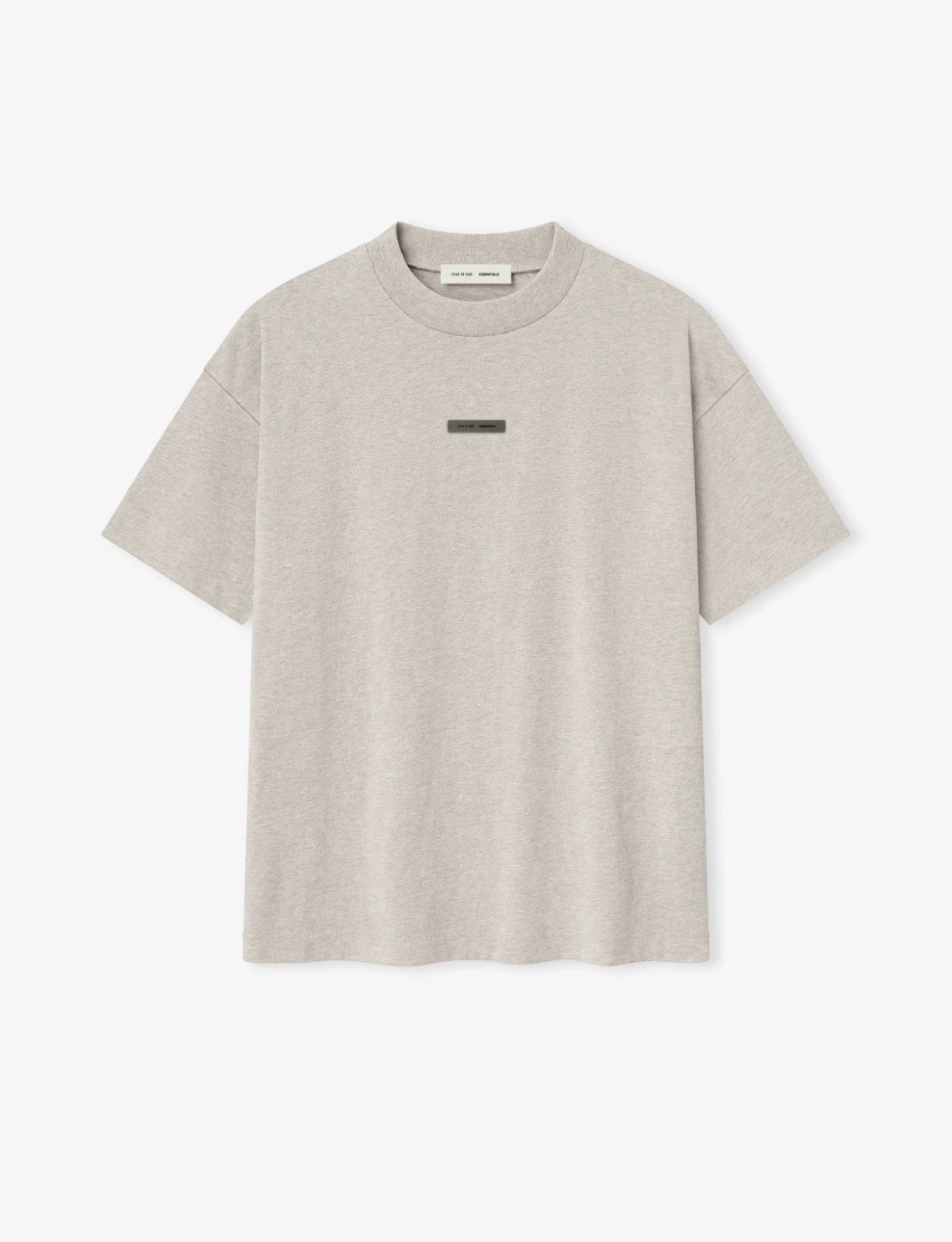 Essentials Fear of God Heather Stone Crew Neck Short Sleeve T-Shirt S Oversized