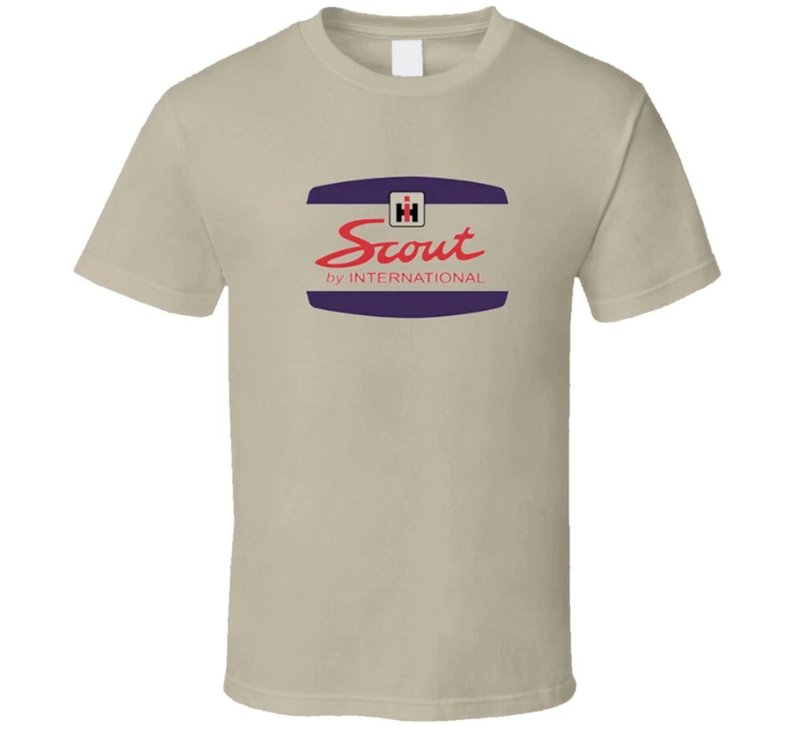 International Harvester Scout Vintage Graphic Tee Mens Cotton Retro Gift