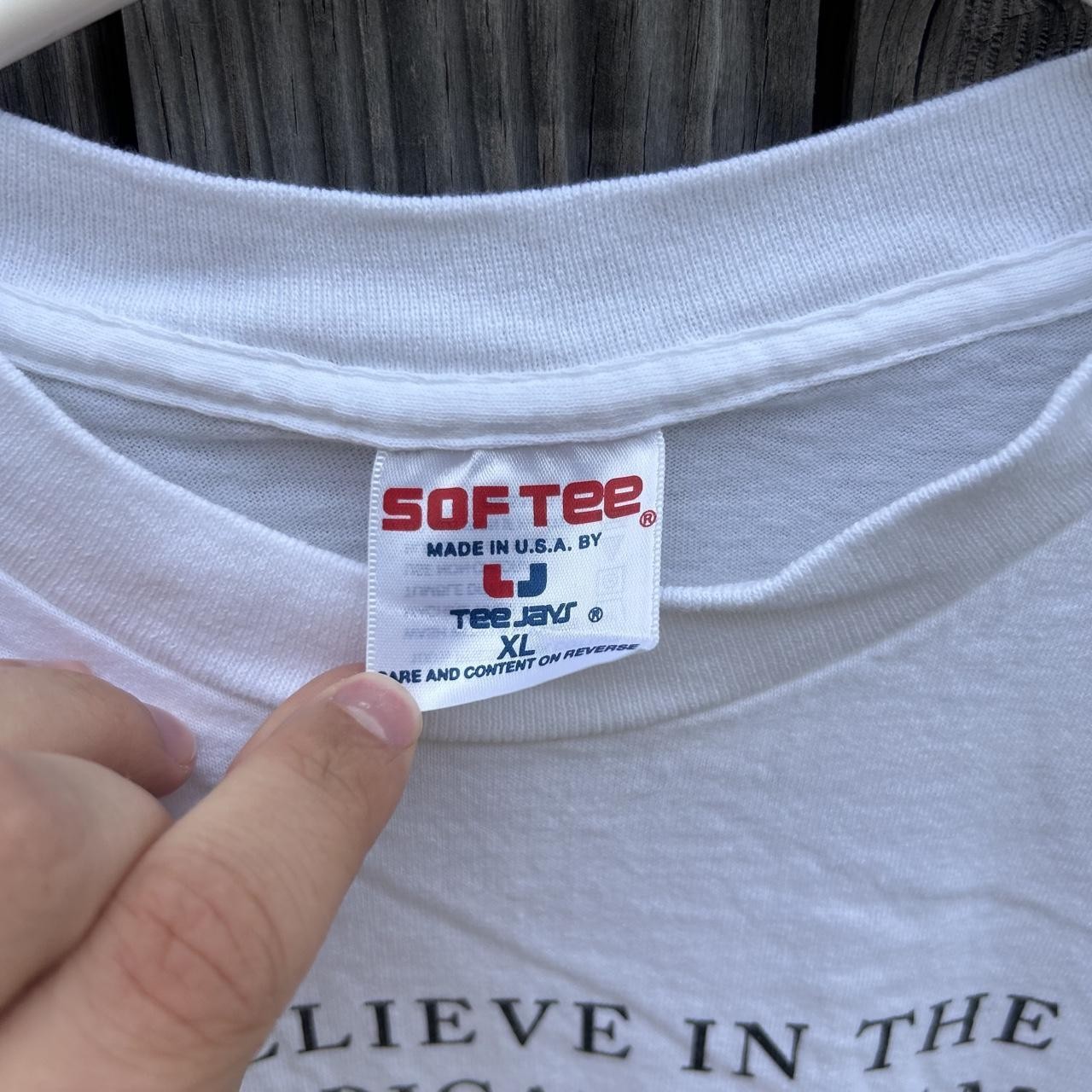 Vintage 00s George W. Bush campaign promotional white cotton tee