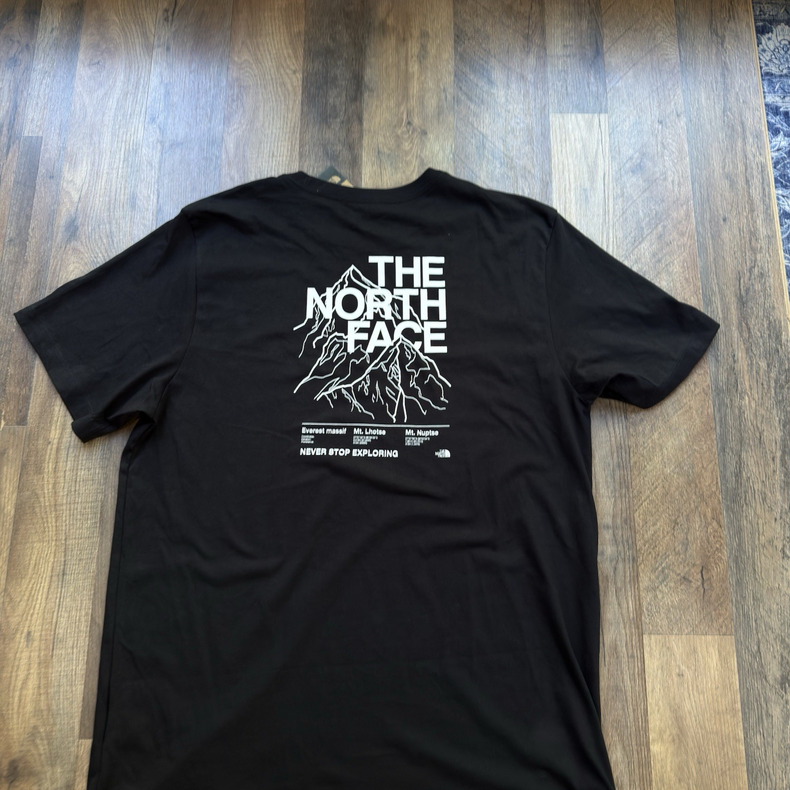 The North Face Mtn Top Evo Half Dome Graphic T Shirt Black Mens Lg NWT