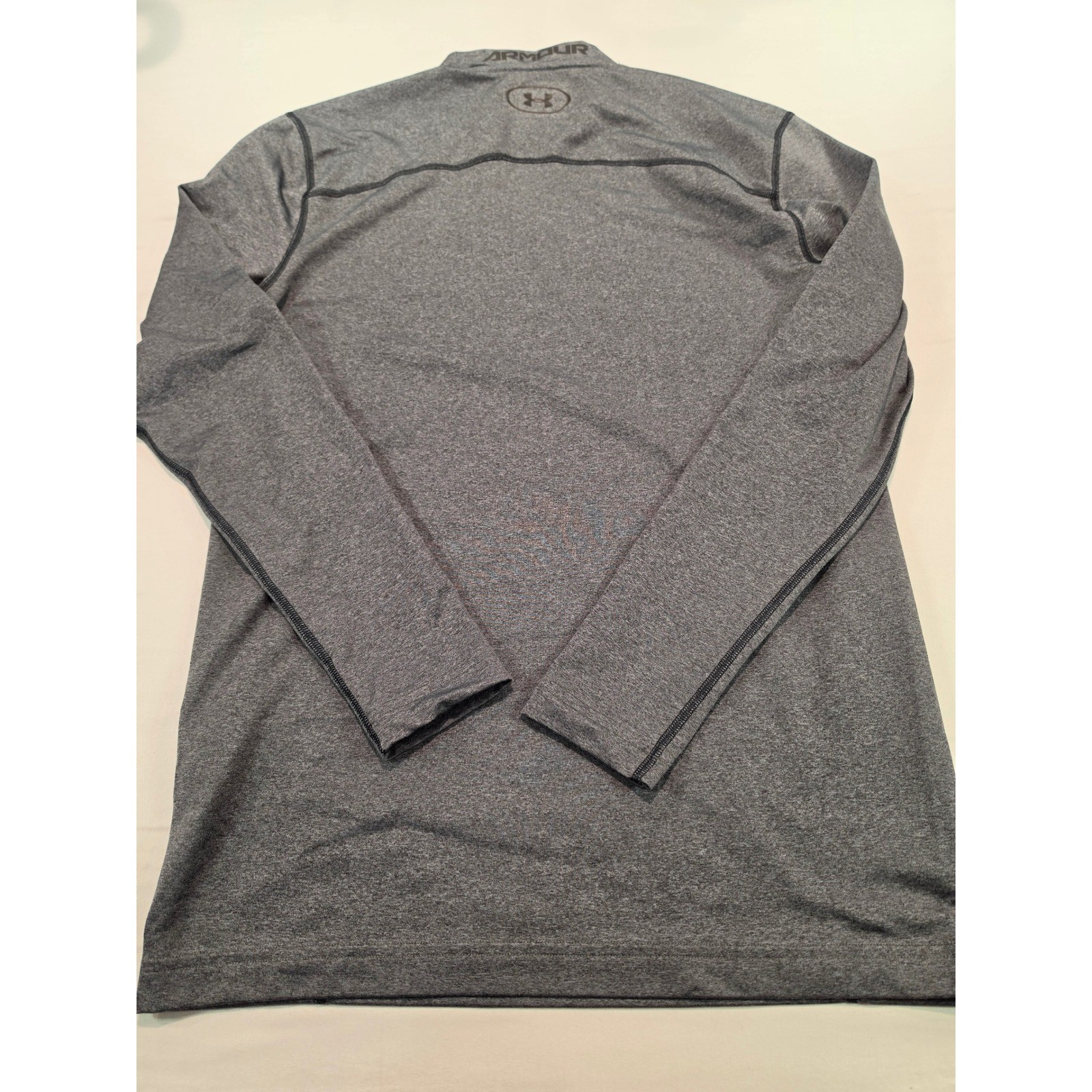 Under Armour ColdGear Compression Shirt Lot of 2 Mens XL Gray Long Sleeve Mock