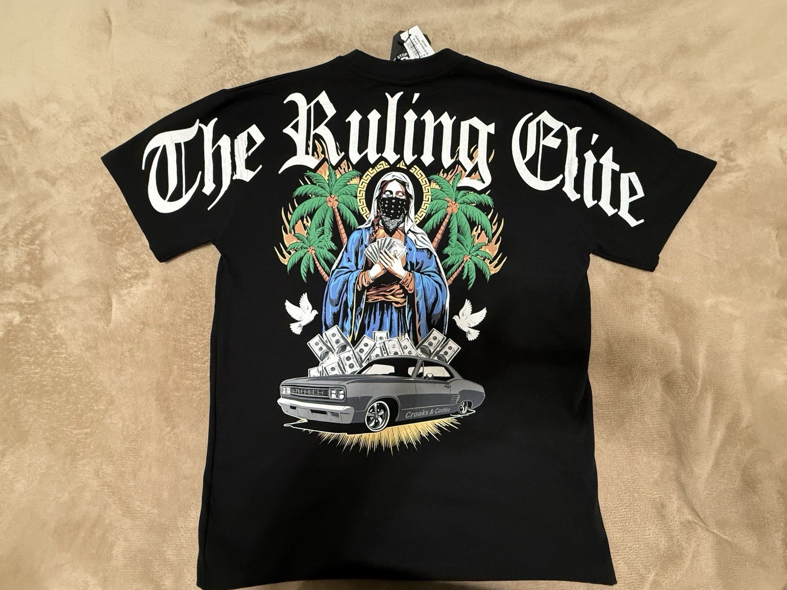 7 T-Shirt Bundle Crooks and Castle Members Only Rebel Vintage Style