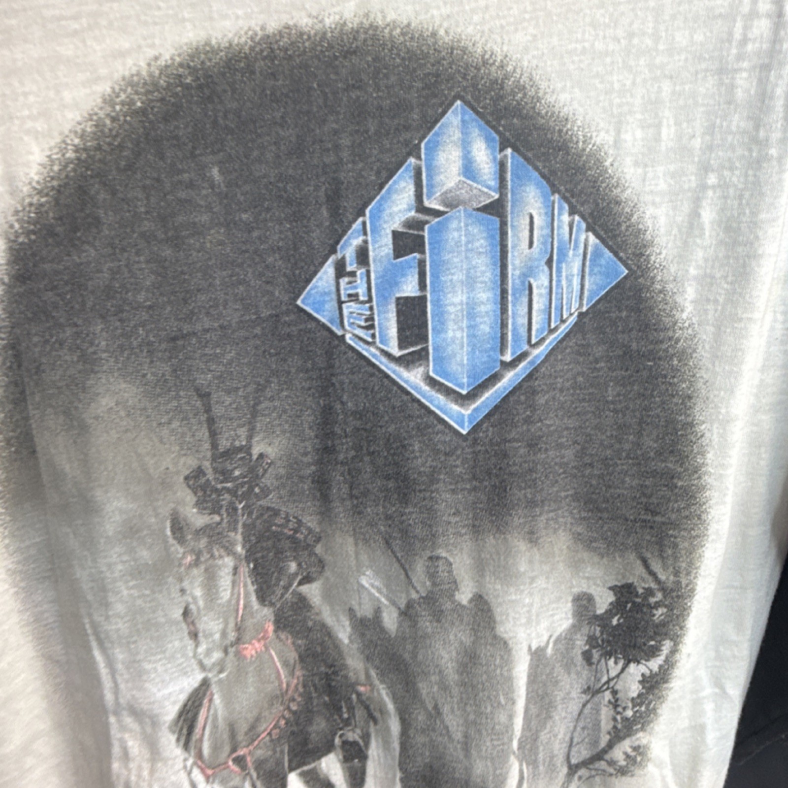 1985 THE FIRM vtg concert tour jersey shirt (XL) 80’s Jimmy Page Led Zeppelin