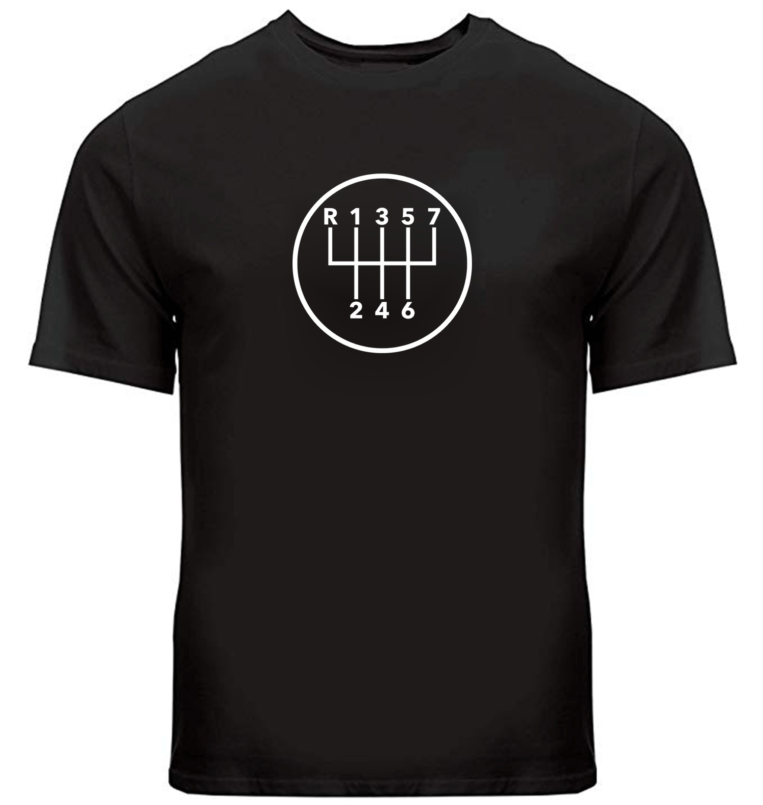 Manual Transmission Shift Pattern 7 Speed Stick Shirts Unisex Mens Tee T-Shirt
