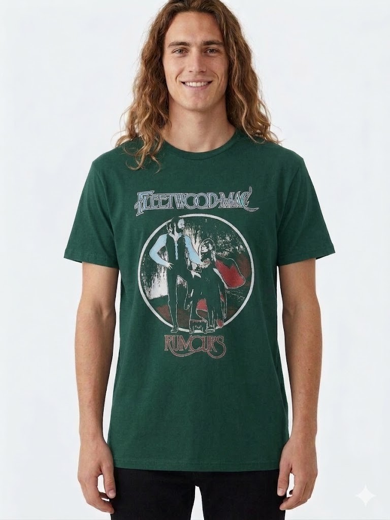 HOT !! Vintage 70s Soft Rock Style T-Shirt Retro Music Aesthetic Tee