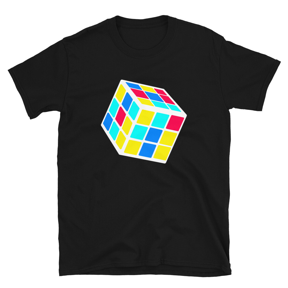 80s 90s Retro Cube Classic Graphic T-Shirt