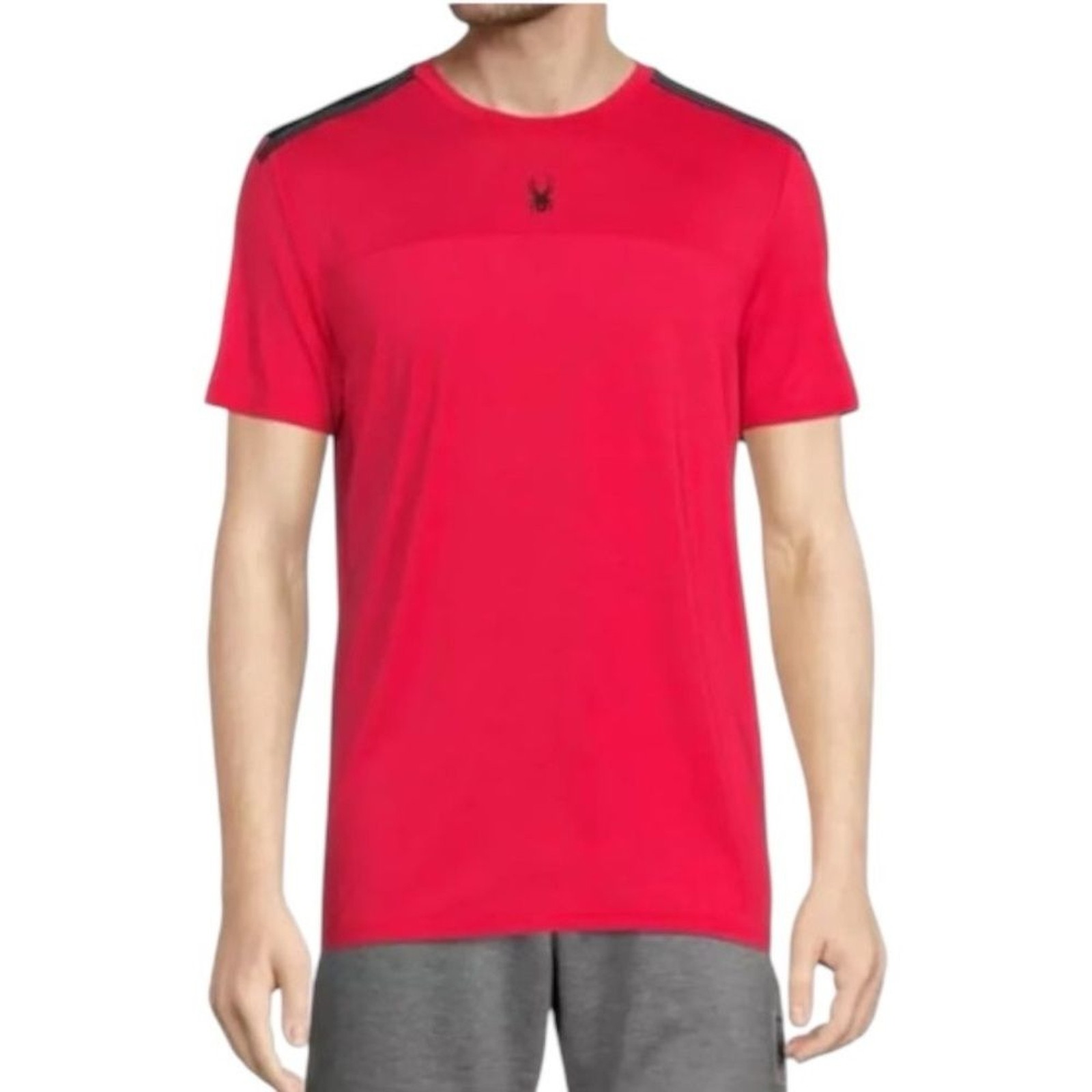 Spyder Active Men’s XXL Red Athletic T-Shirt Breathable Quick Dry Stretch