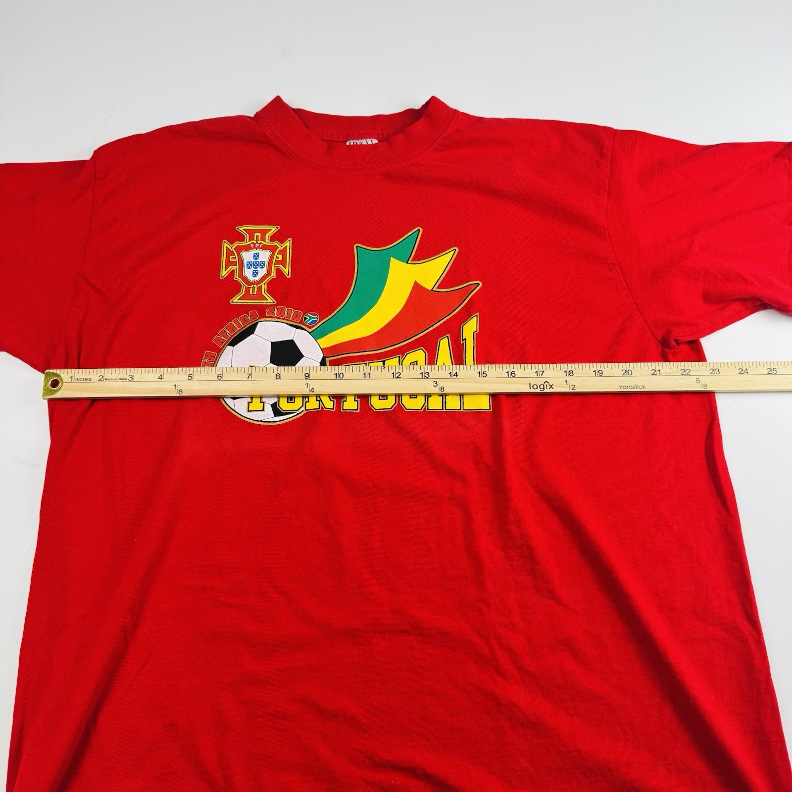 Portugal Soccer Football Team T-shirt Portuguese Flag Size XL