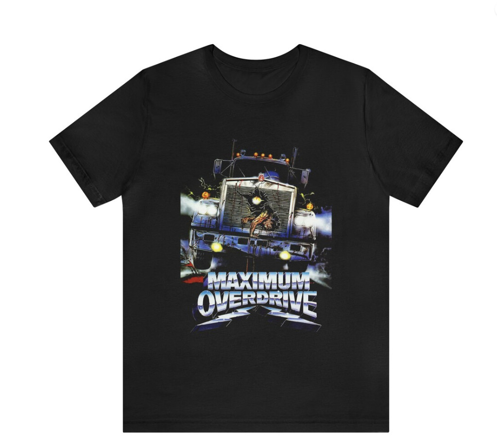 Maximum Overdrive Movie T-Shirt – Classic Horror Film Short Sleeve Black Tee