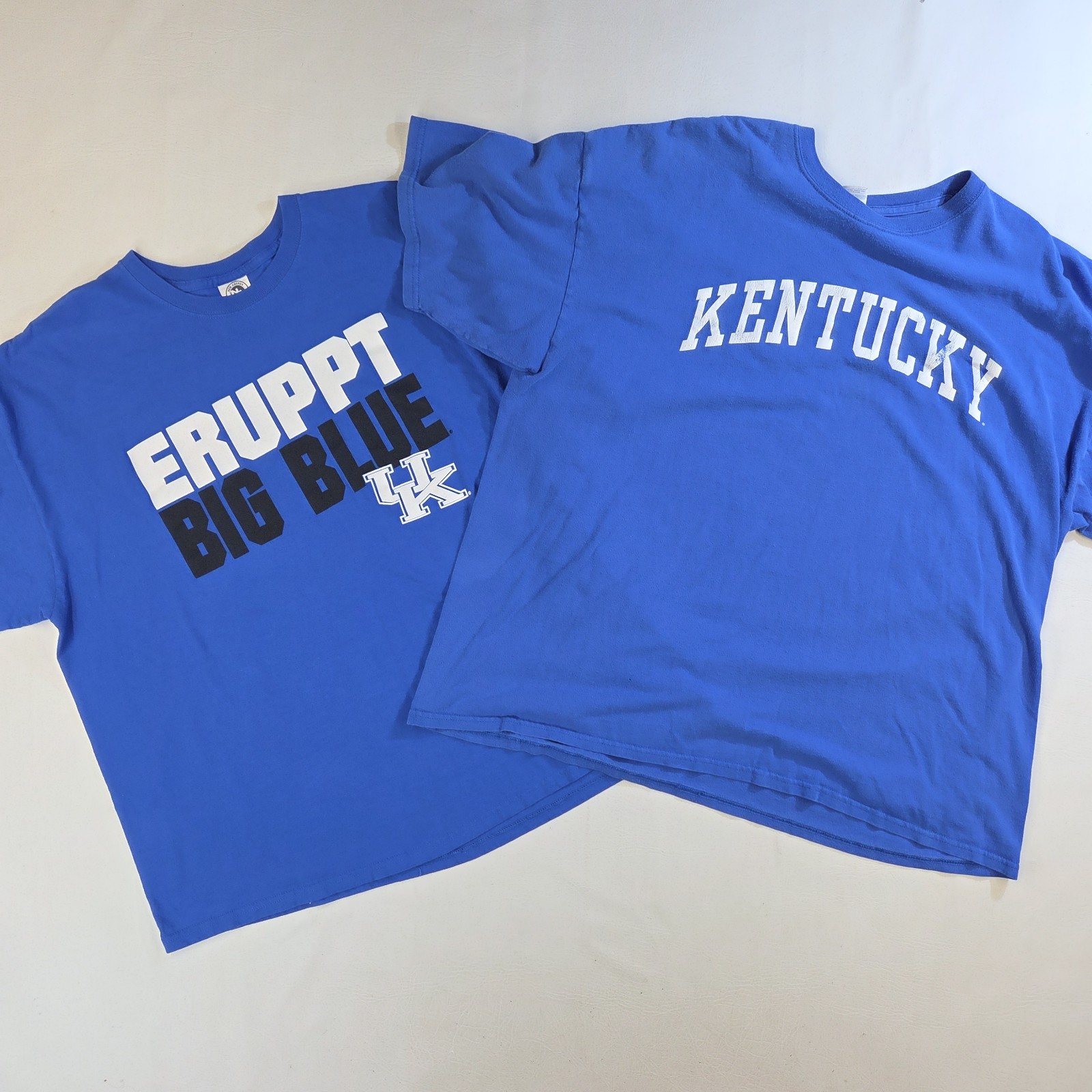 Lot 10 Men’s University of Kentucky Wildcats UK T-Shirts 2XL XXL Blue Gray