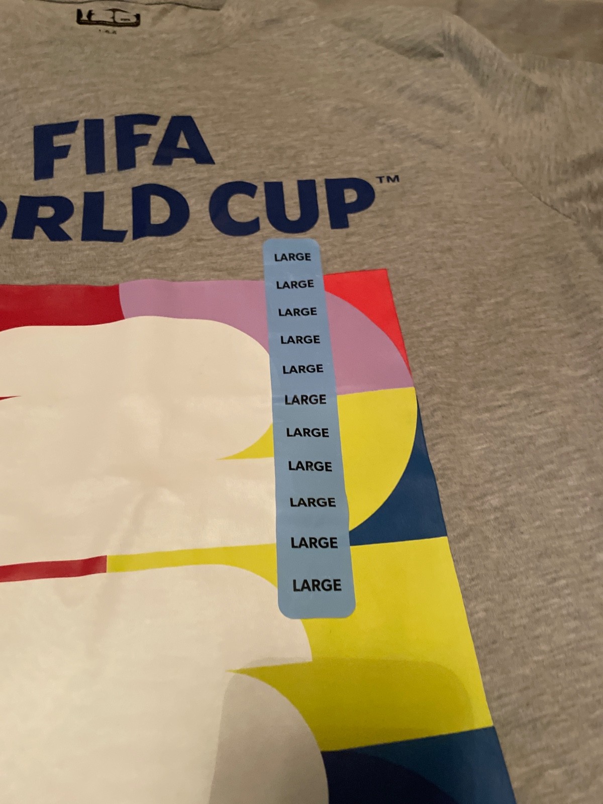 FIFA World Cup LG T-Shirt Licensed + FREE McDonald’s FIFA Meal Gimenez Cup