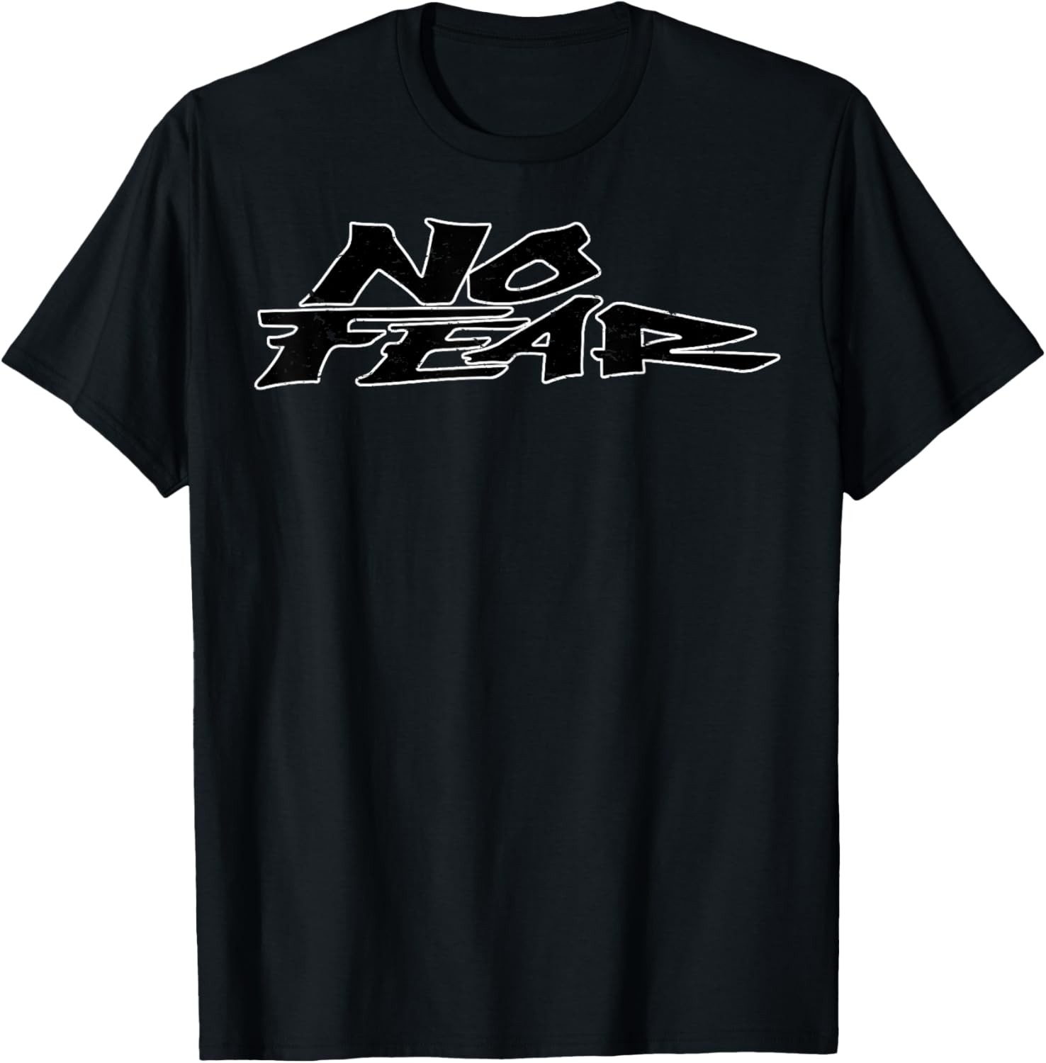 Motivational Quote No Fear Simple Vintage T-Shirt