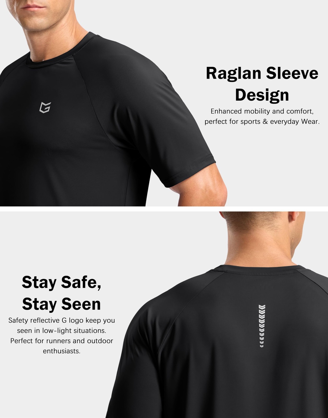 Men’s Athletic Workout T-Shirts Moisture Wicking Cooling Running Shirts Short…