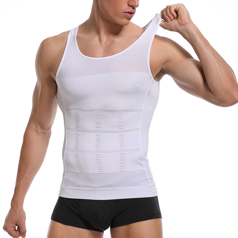 Shaperluv For Men Body Shaper Vest Compression Shirt Tank Fajas camisa de hombre