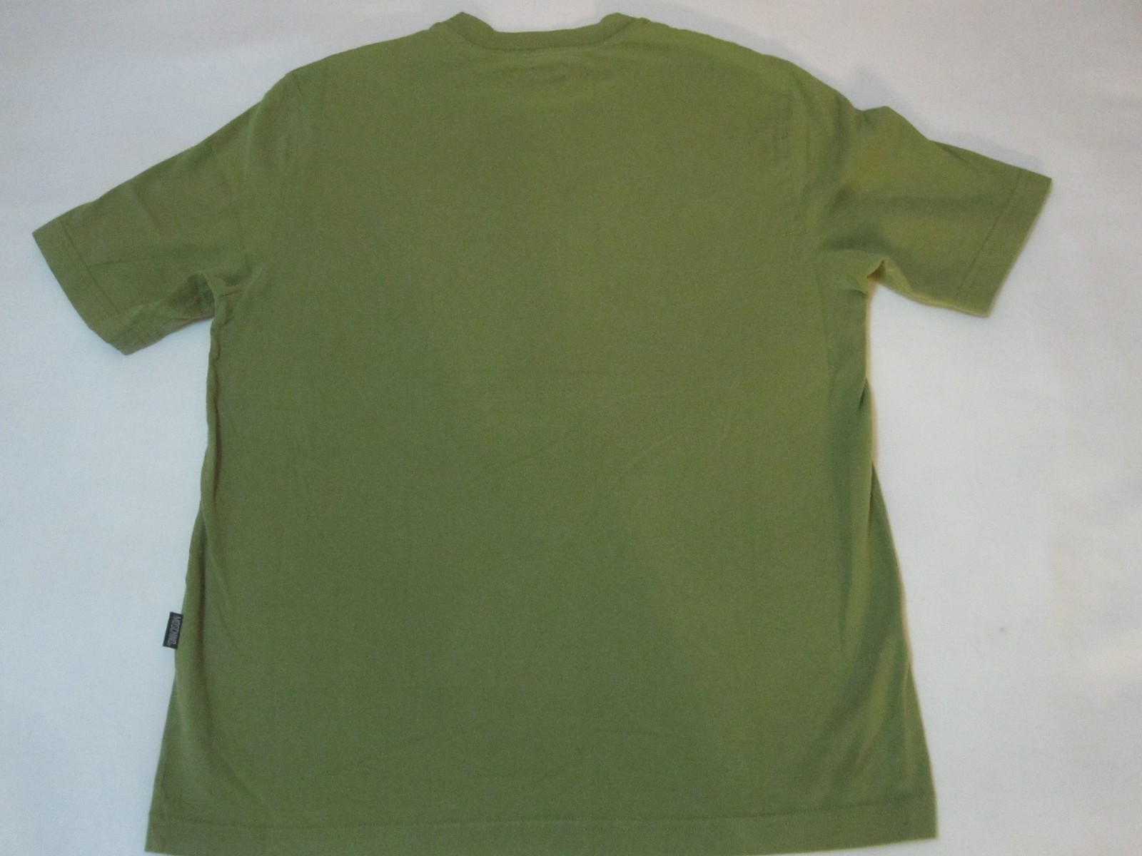 Vintage Moschino Jeans Graphic Quote Print Slogan T-Shirt (Olive Green | S)