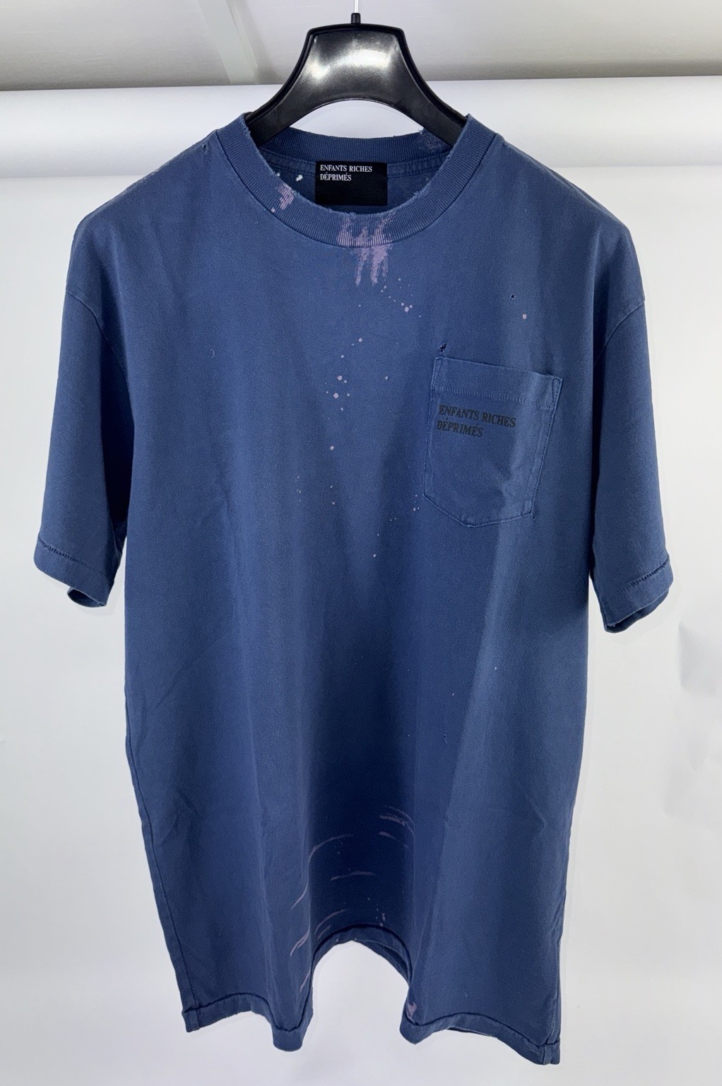 Enfants Riches Deprimes – Paint Splash Distressed Logo T-Shirt Size: L