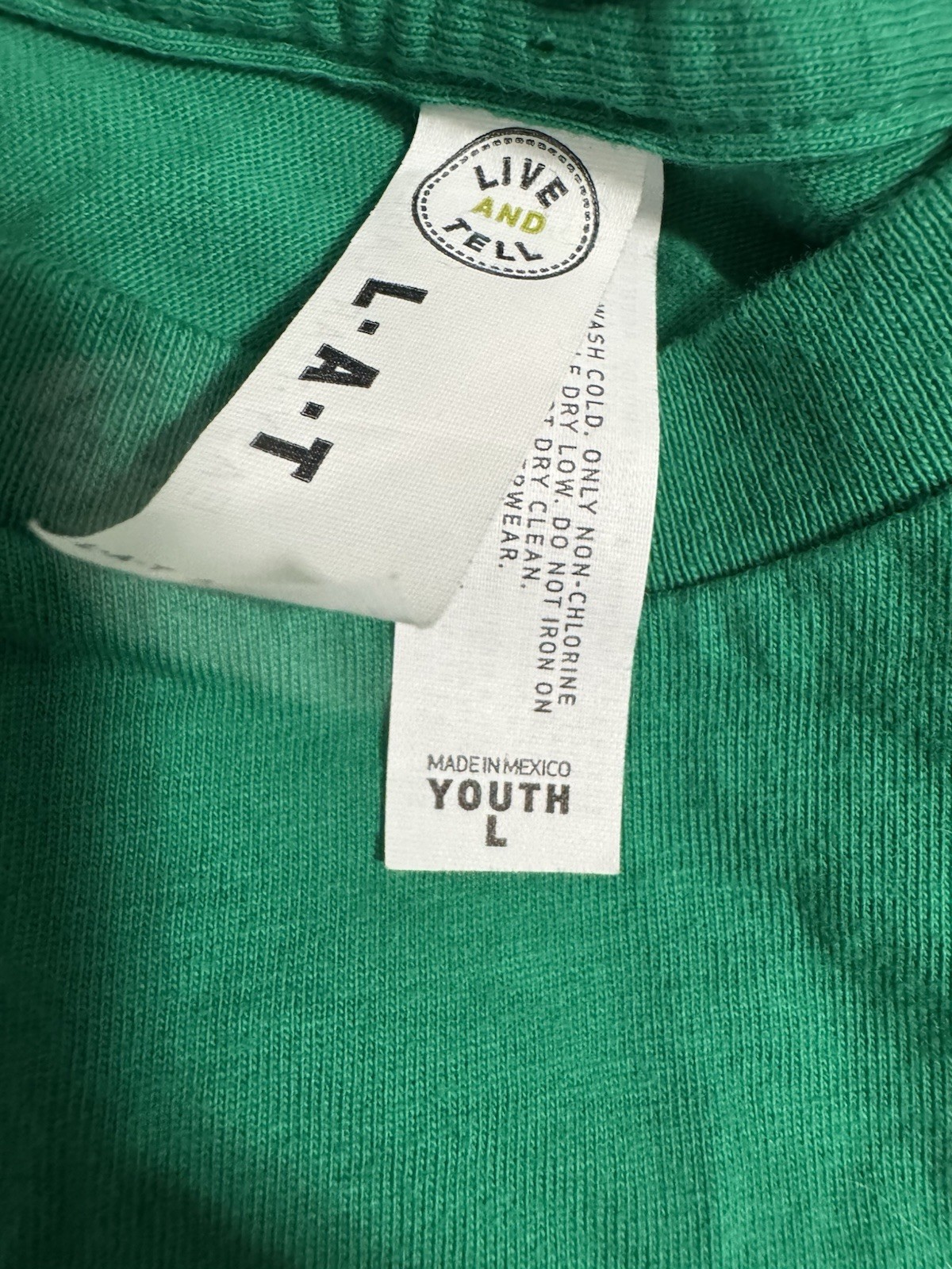 Live and Tell Youth Large Merry Swishmas Christmas T-Shirt
