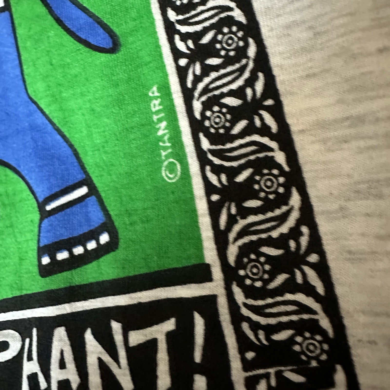 Vtg 90s Tantra India On A Shirt T Shirt Single Stitch Travel Elephant Sz M NWT