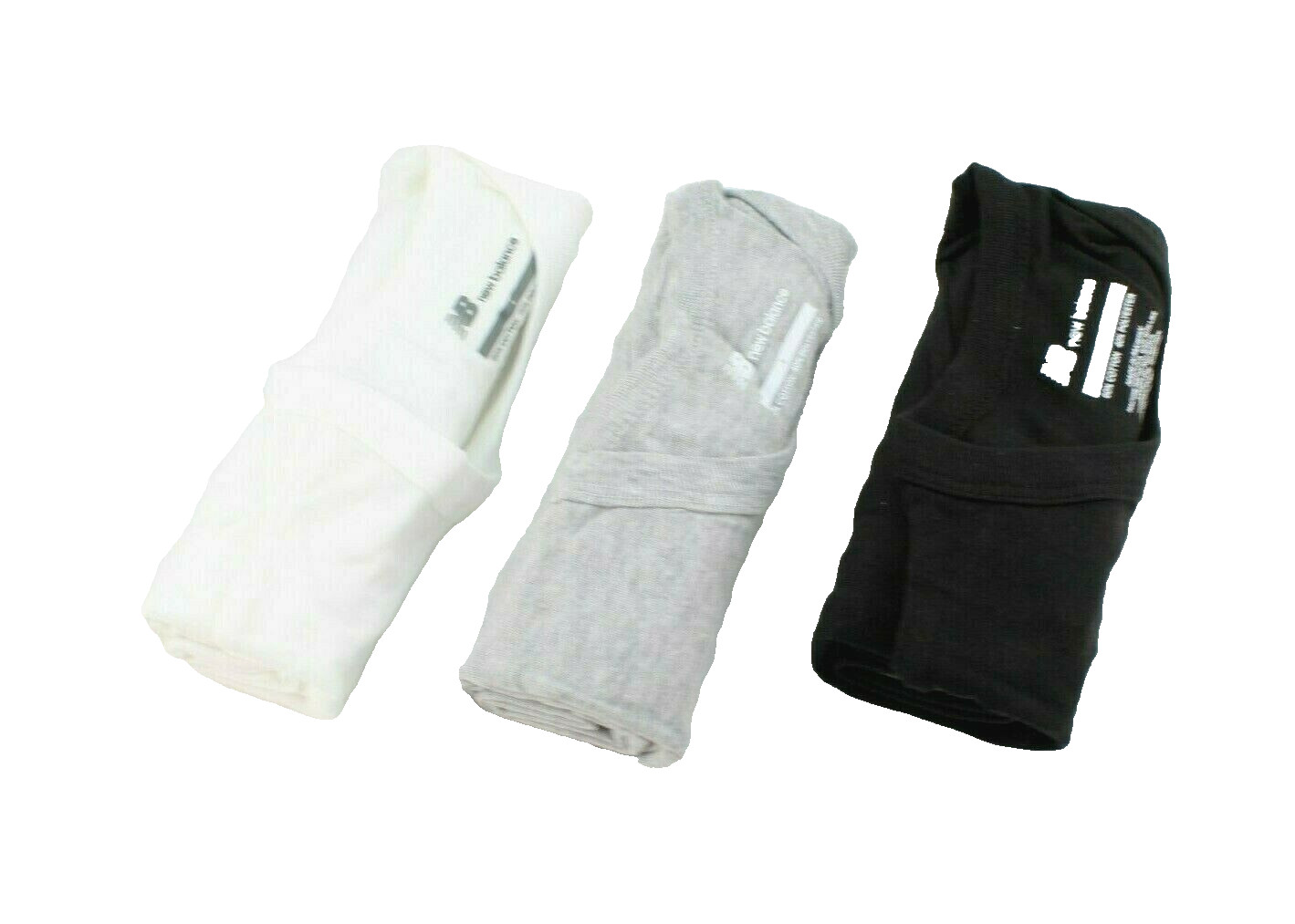NEW BALANCE Size S (34-36) 3-Pack Classic Fit Crew Neck Men’s T-shirts MSRP $40