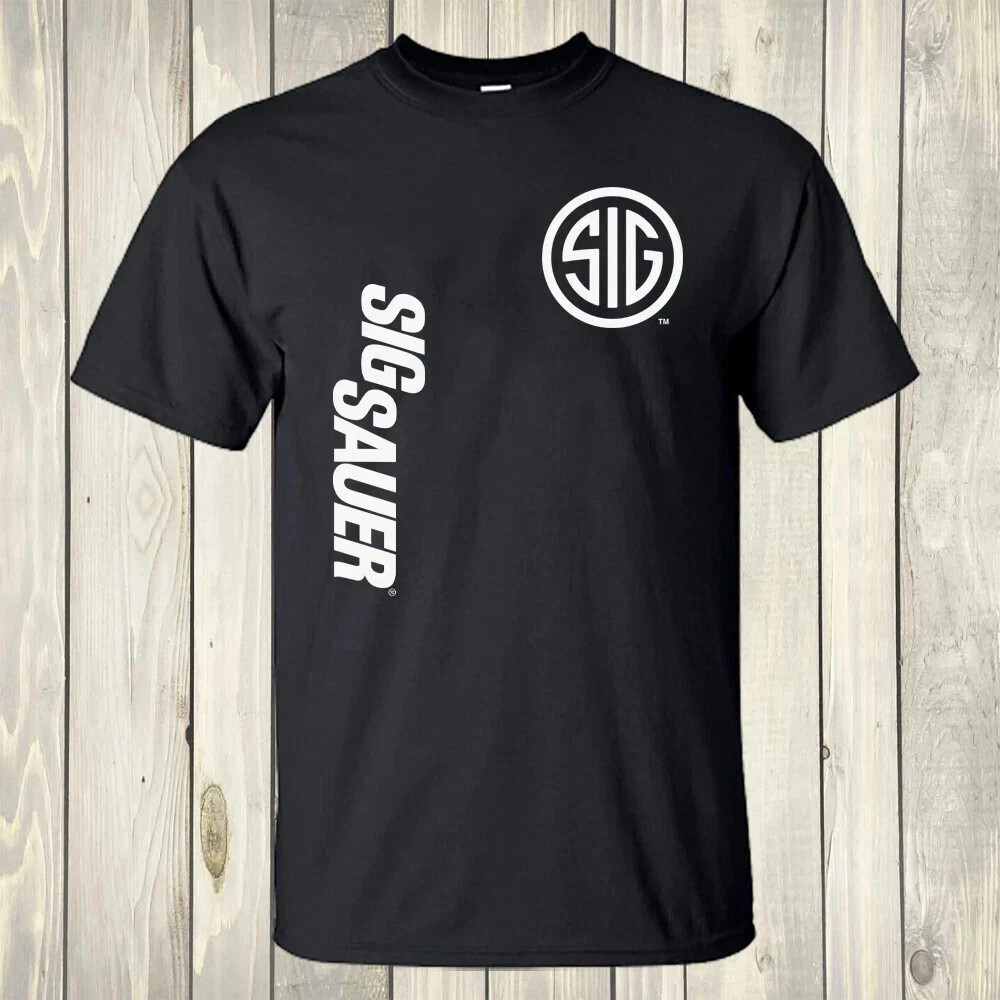 SIG Inspired Tactical Firearms Logo T-Shirt Military Style Gift Tee
