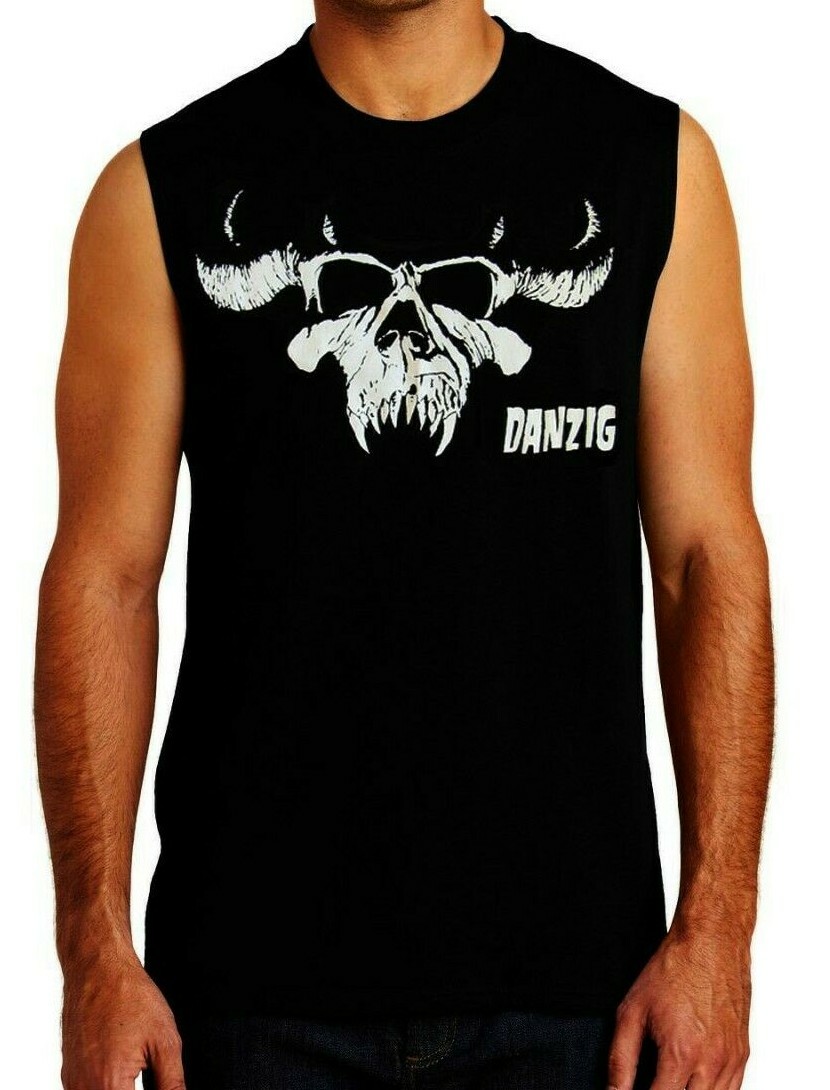 DANZIG PUNK ROCK Band Black Muscle Shirt