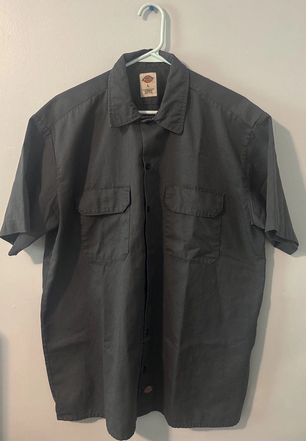 Dickies Awesome Work shirt Short Sleeve dark gray Size L