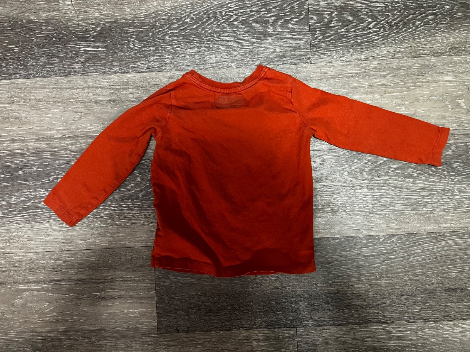 Eddie Bauer Yellowstone Graphic Shirt 2T Red Cotton Long Sleeve Tee Toddler Kids