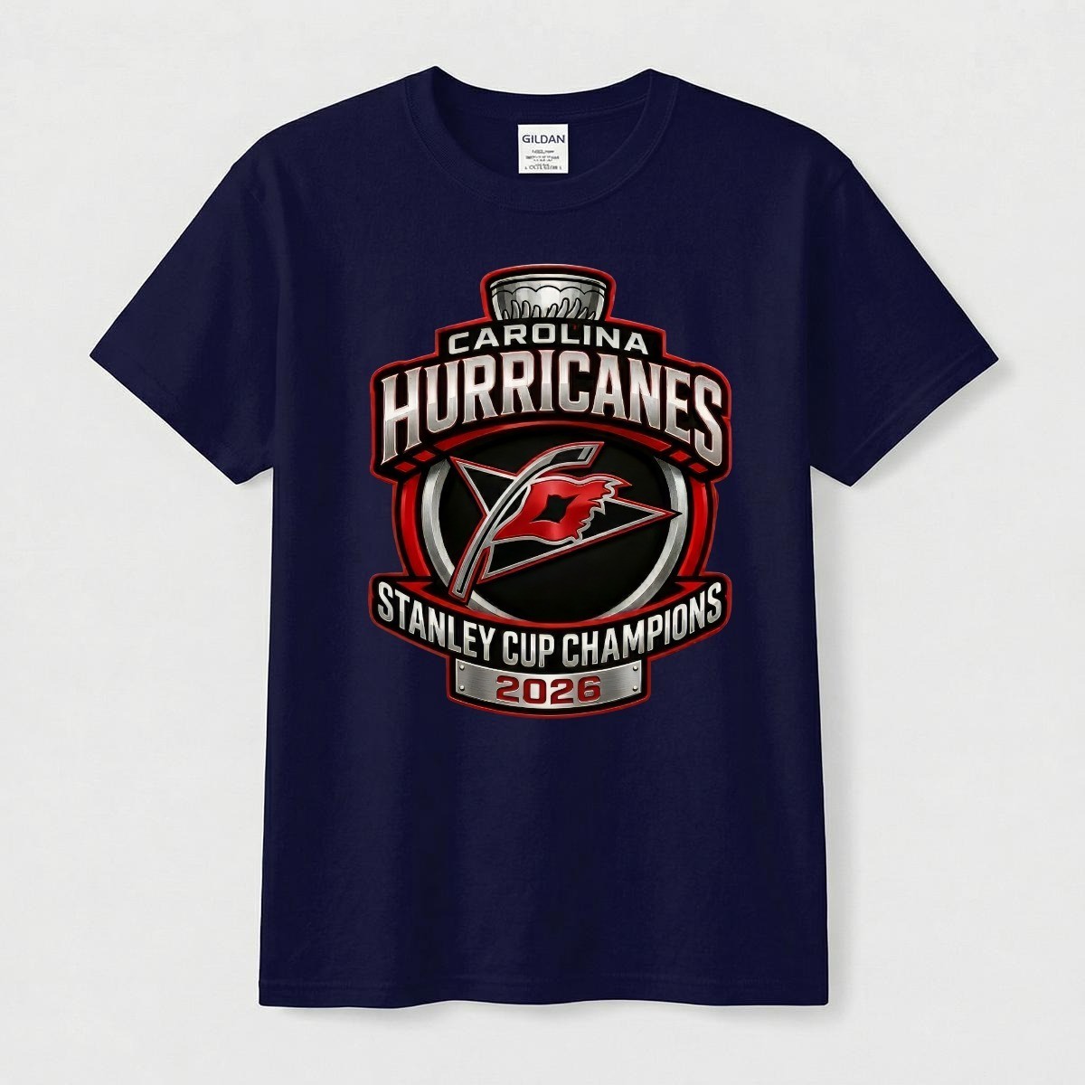 Carolina Hurricanes Stanley Cup Champions 2026, Soft Cotton Shirt.