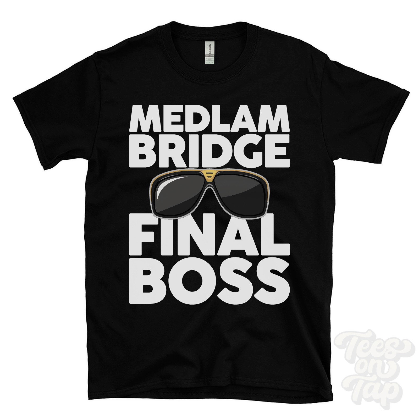 MEDLAM BRIDGE FINAL BOSS T-SHIRT funny xmas gift boston lincolnshire england