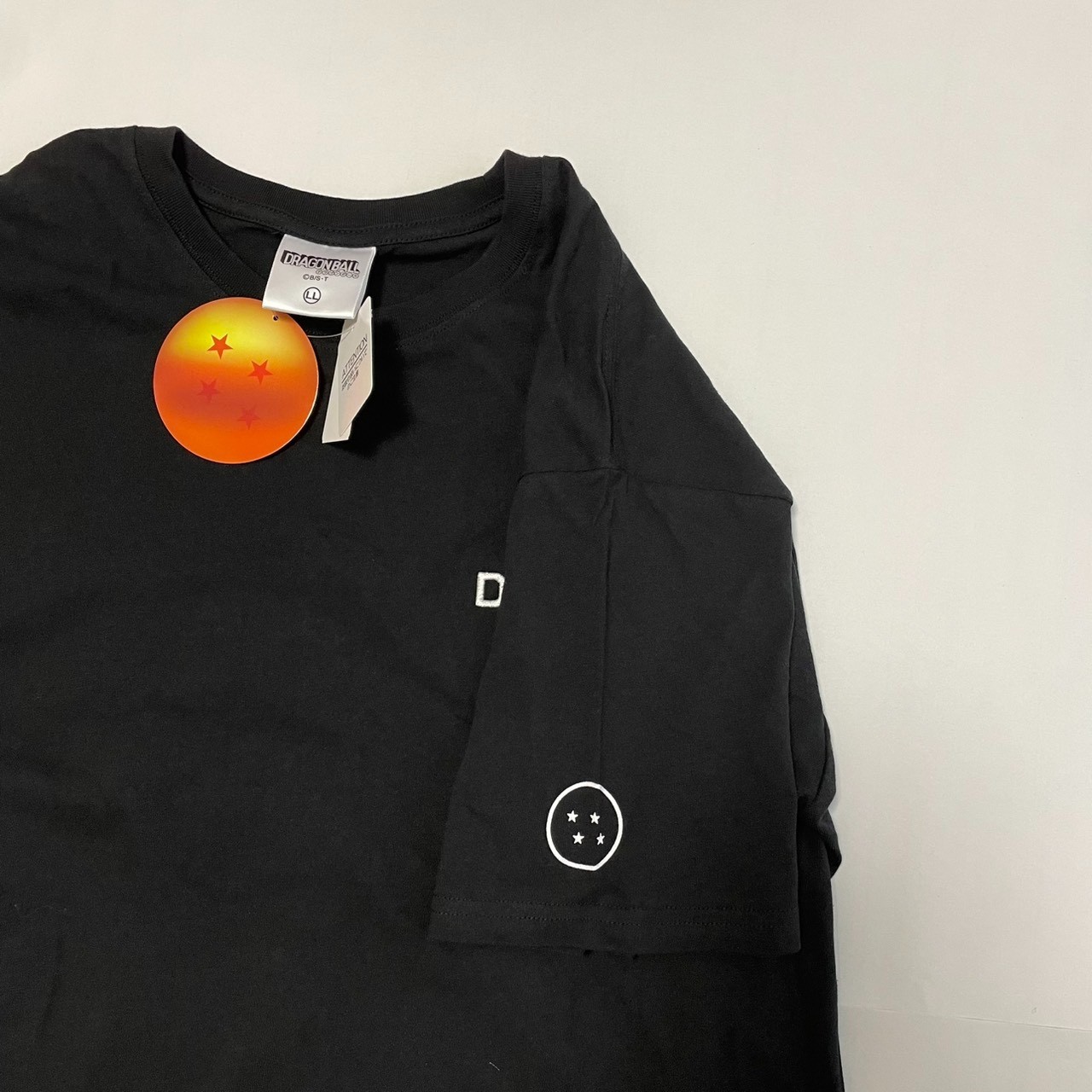 Dragon Ball T-Shirt XL Black Embroidered Logo Shimamura 2026 limited JAPAN NEW