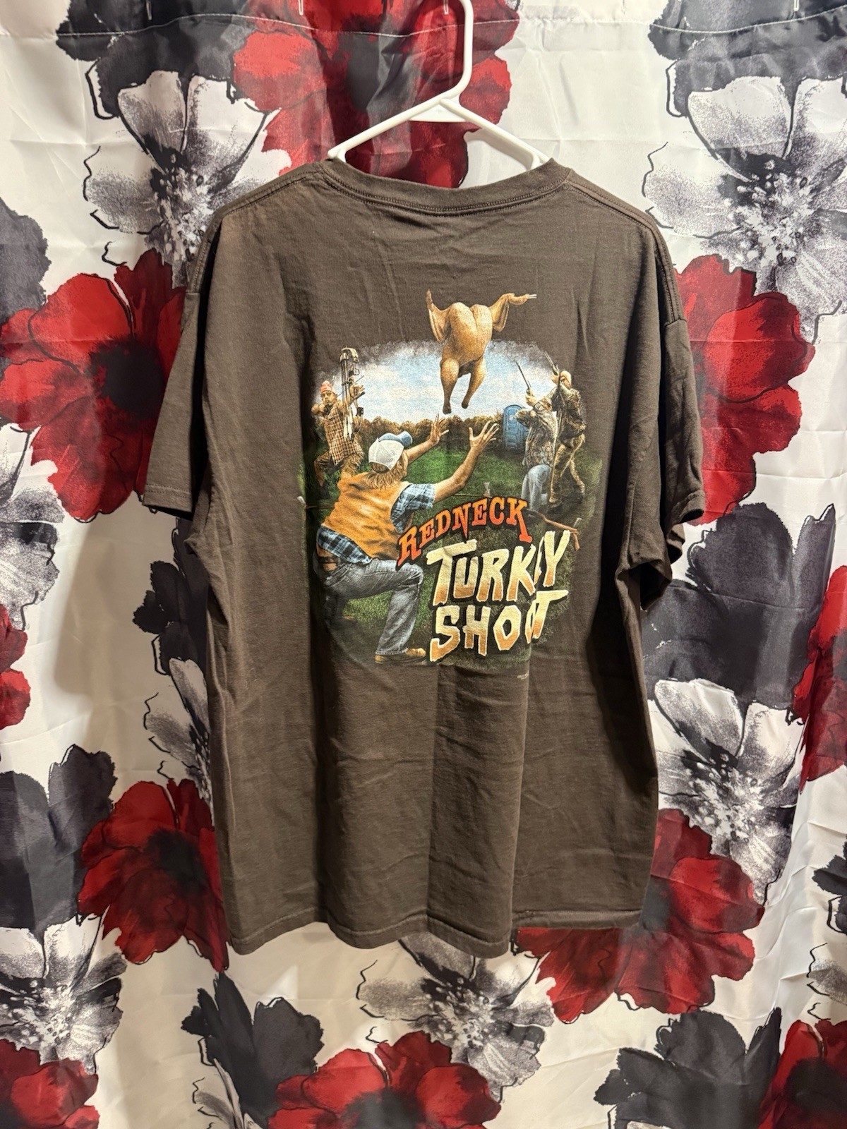 Delta Magnum Weight Red Neck -Turkey Hunt-Sportsman T-Shirt Size Xl