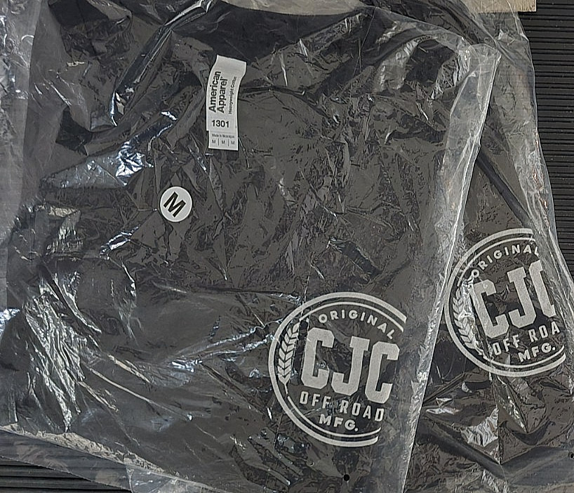 Lot of 2 CJC Off Road Crest Shirts – Black – Size M – Crew Neck NWT 1301