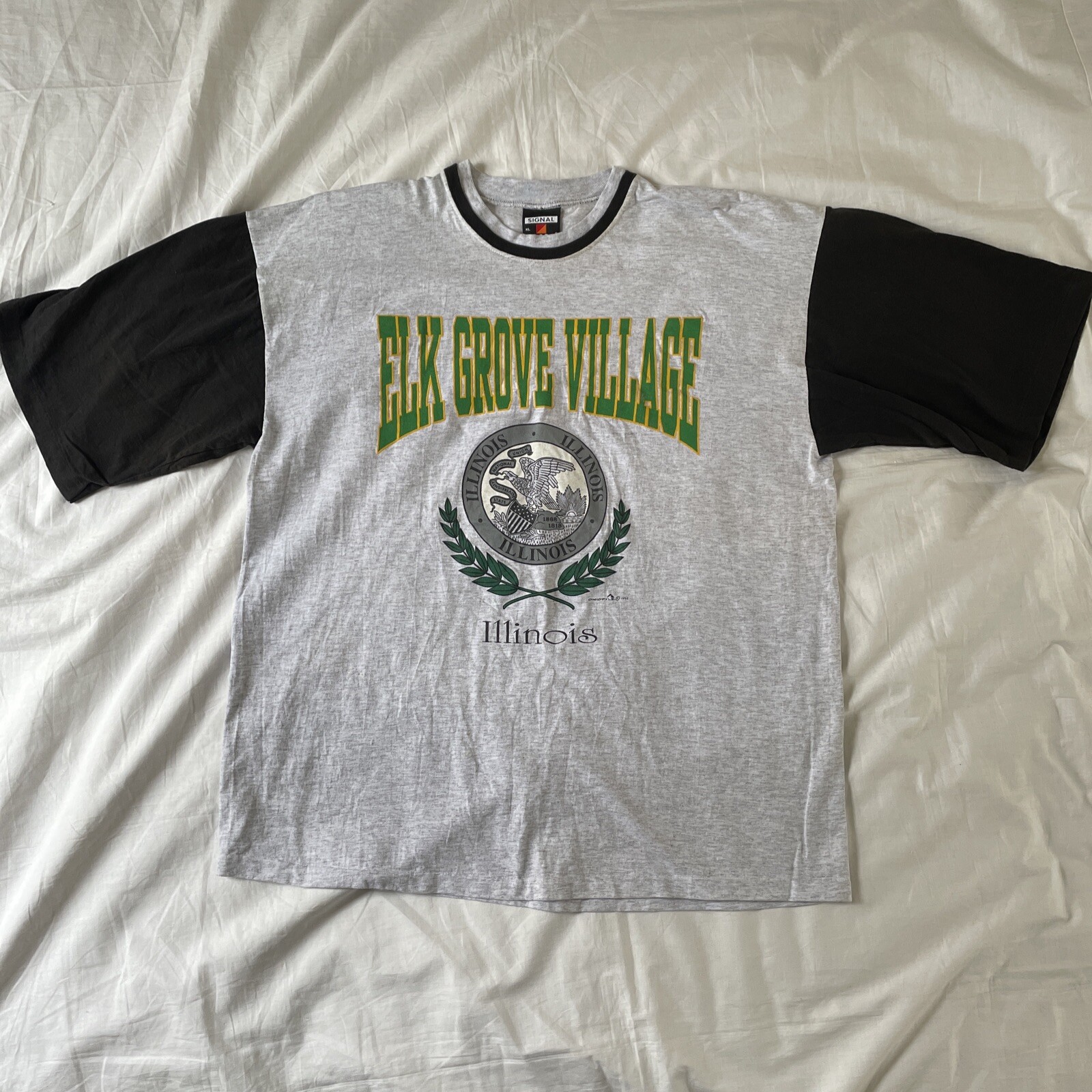 Vintage Signal Sport Mega Cotton Elk Grove Village Illinois Ohiopyle 1992 XL