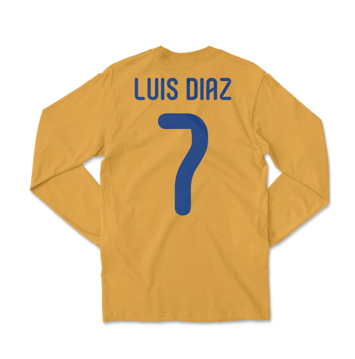Colombia Pride Luis Diaz 7 Two-Sided Tribute Long Sleeve T-Shirt
